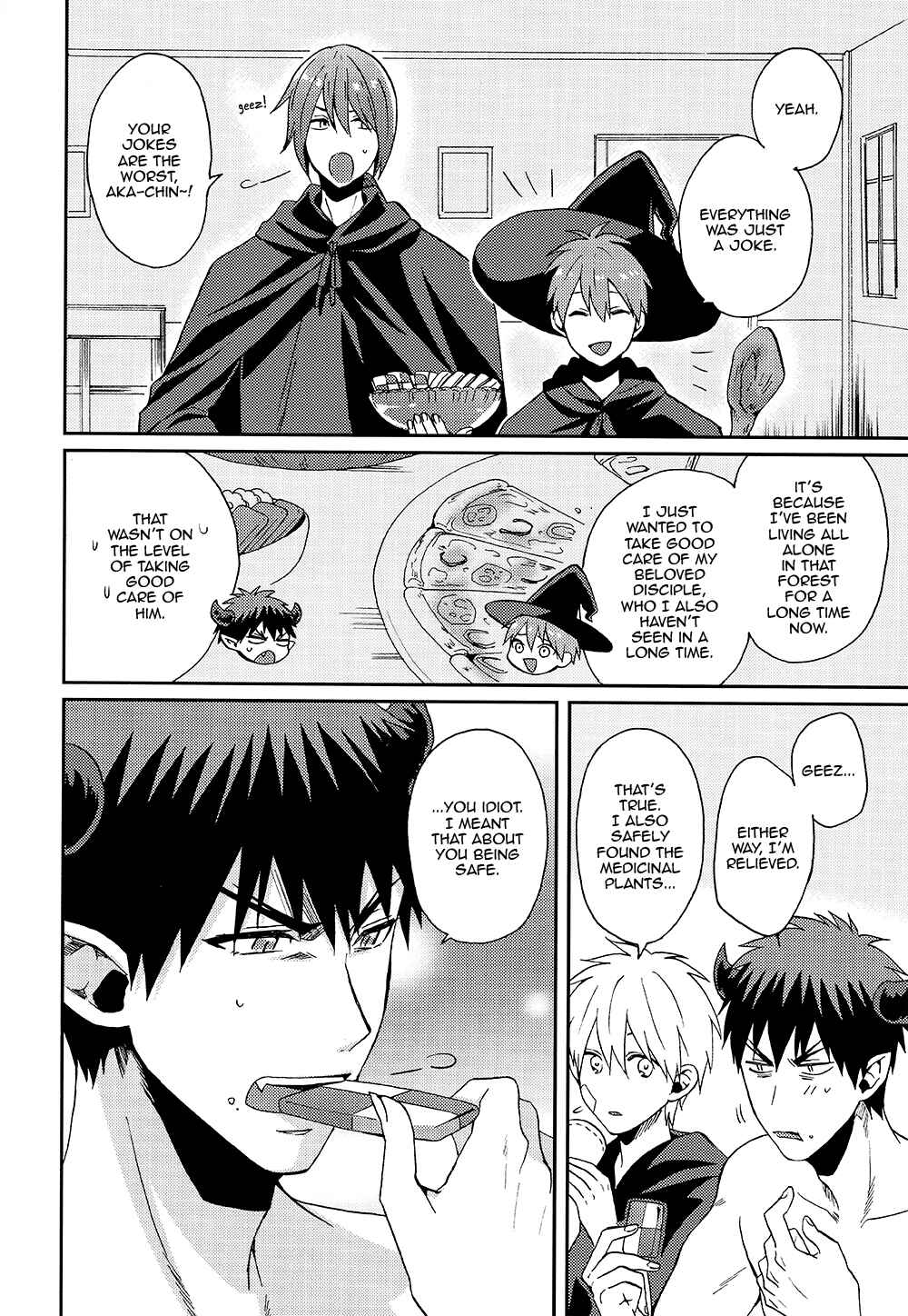 Page 37 Chapter Unknown_214e Kuroko no Basuke - Maou-sama wa Mahoutsukai ni Goshuushin! (Doujinshi)