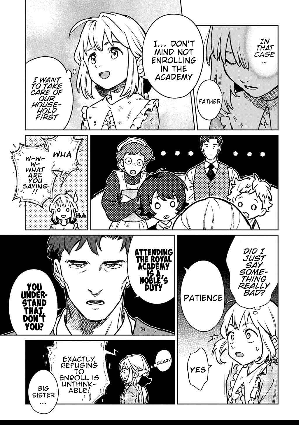 Page 9 Chapter 2 Isekai ni Kita kedo, Seikatsu Mahou shika Tsukaemasen THE COMIC