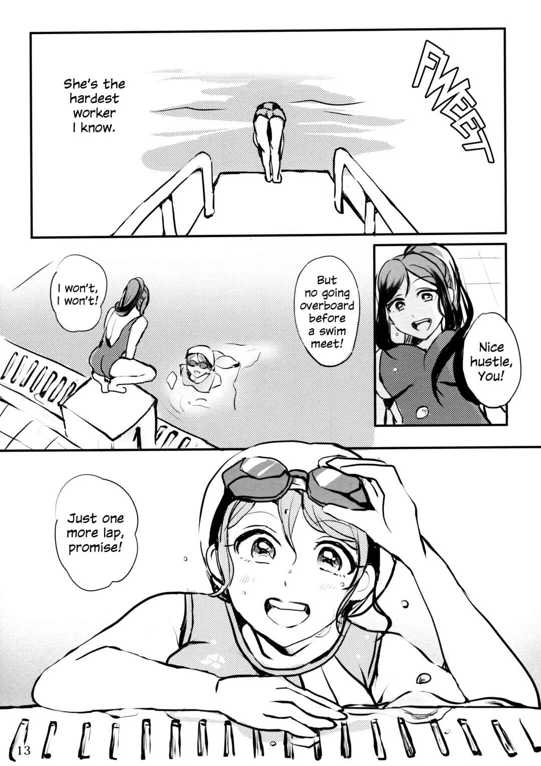 Page 12 Chapter 1 Love Live! Sunshine!! - The Girl Named Watanabe You (Doujinshi)