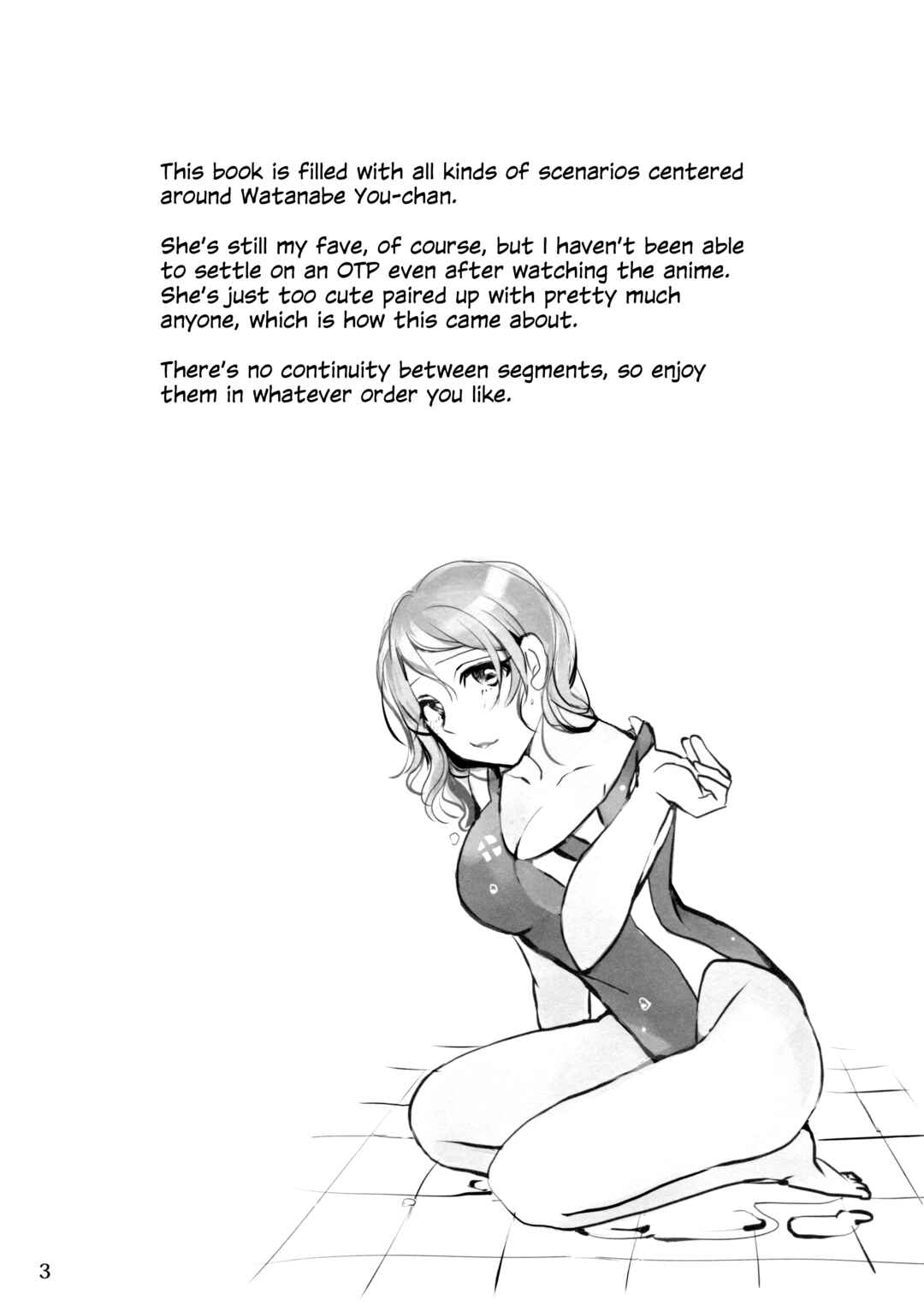 Page 2 Chapter 1 Love Live! Sunshine!! - The Girl Named Watanabe You (Doujinshi)