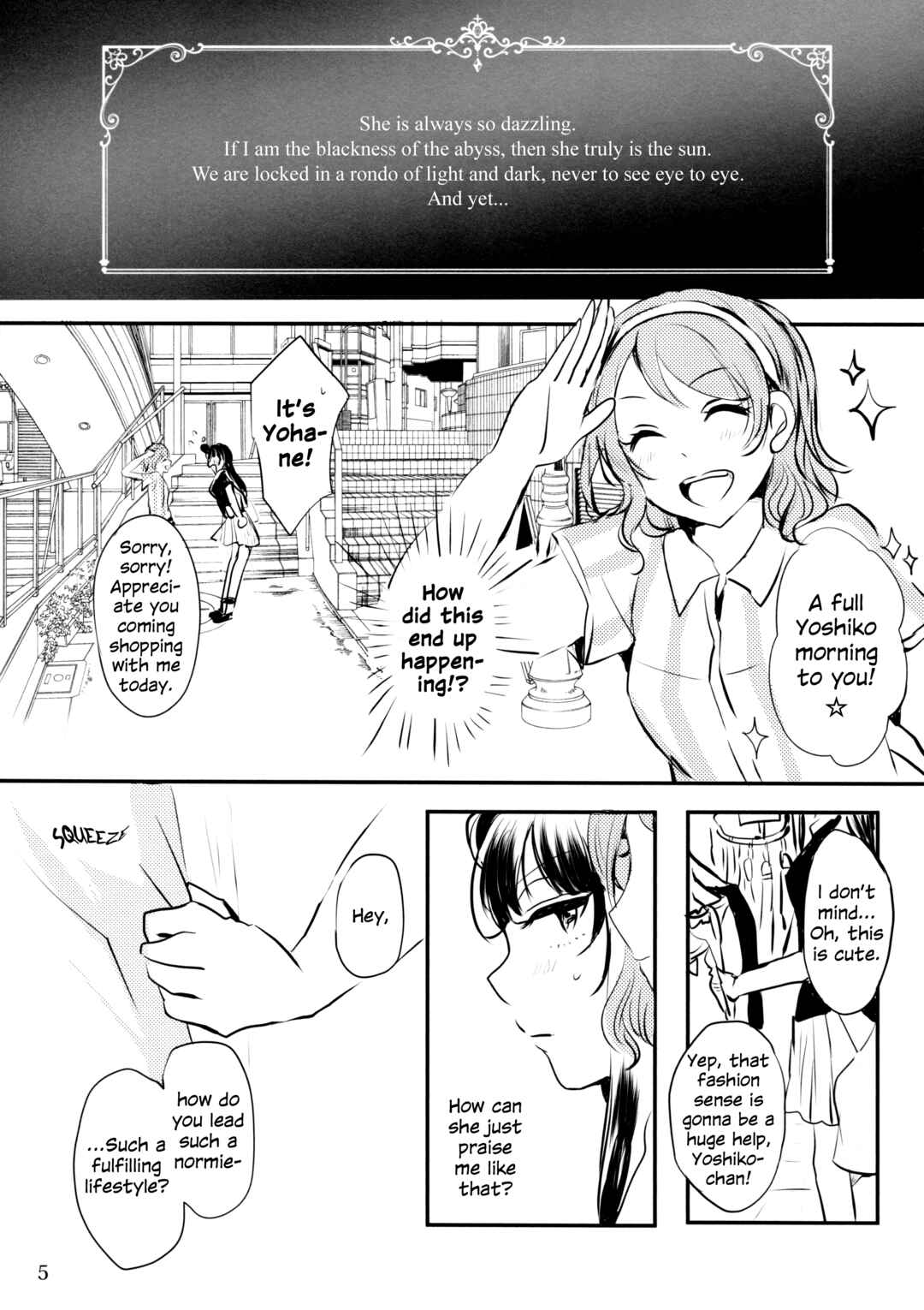 Page 4 Chapter 1 Love Live! Sunshine!! - The Girl Named Watanabe You (Doujinshi)