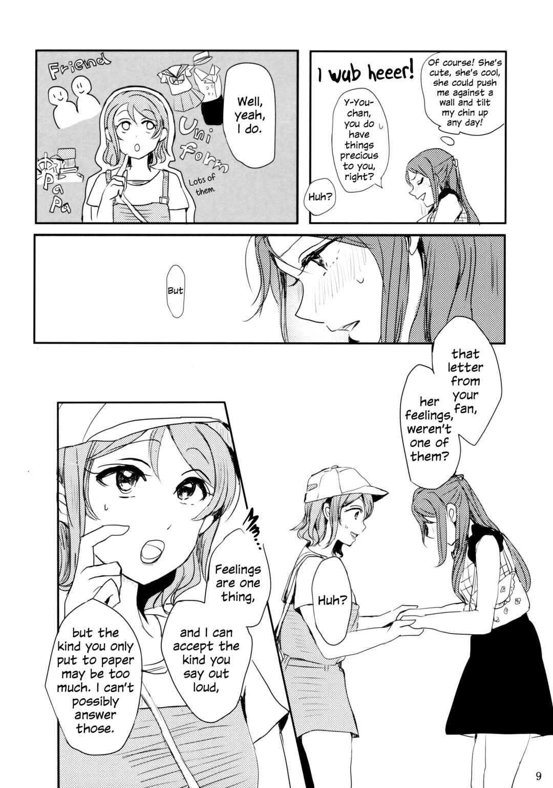 Page 8 Chapter 2 Love Live! Sunshine!! - The Girl Named Watanabe You (Doujinshi)