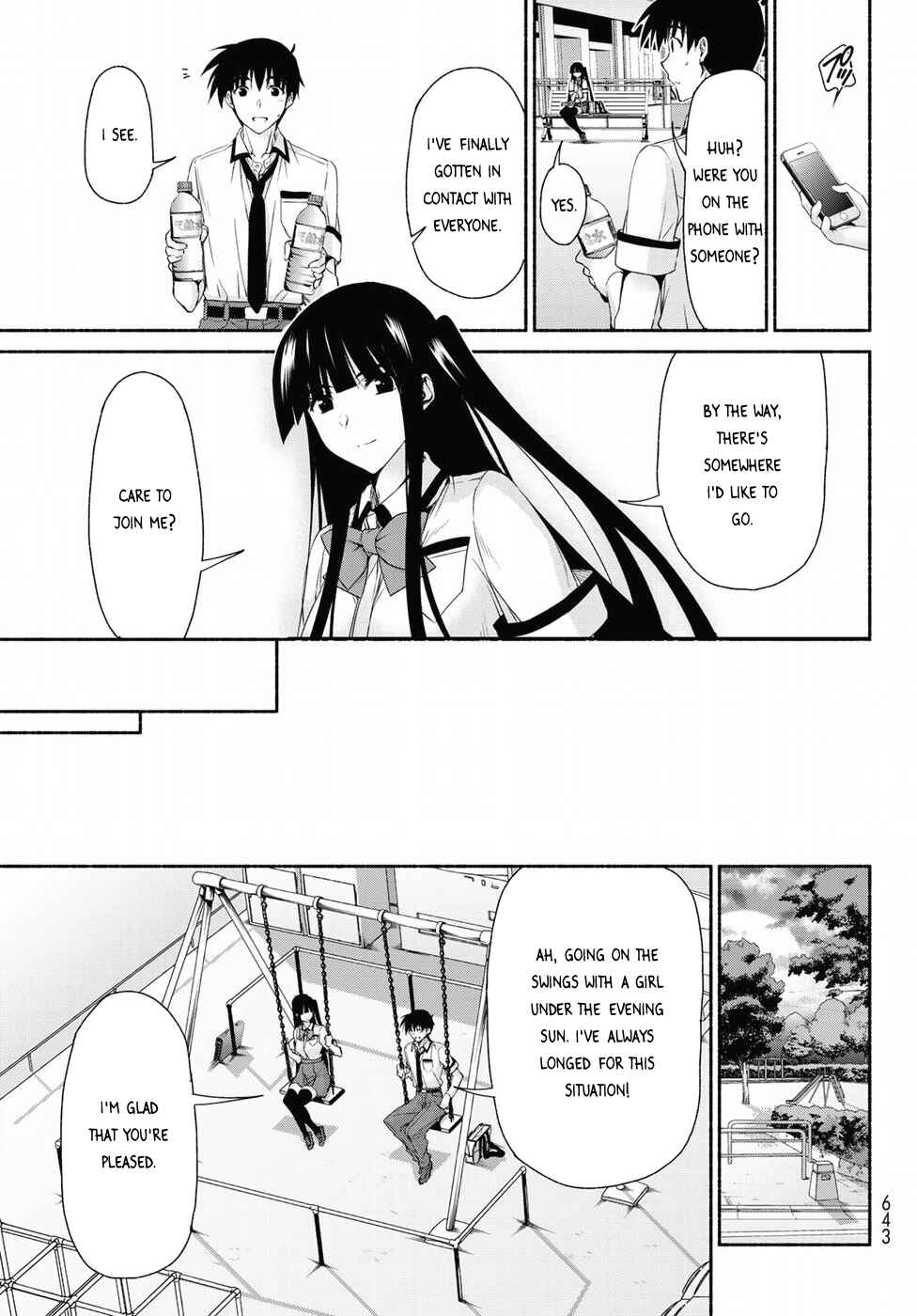 Page 37 Chapter 13 Renai Harem Game Shuuryou no Oshirase ga Kuru Koro ni