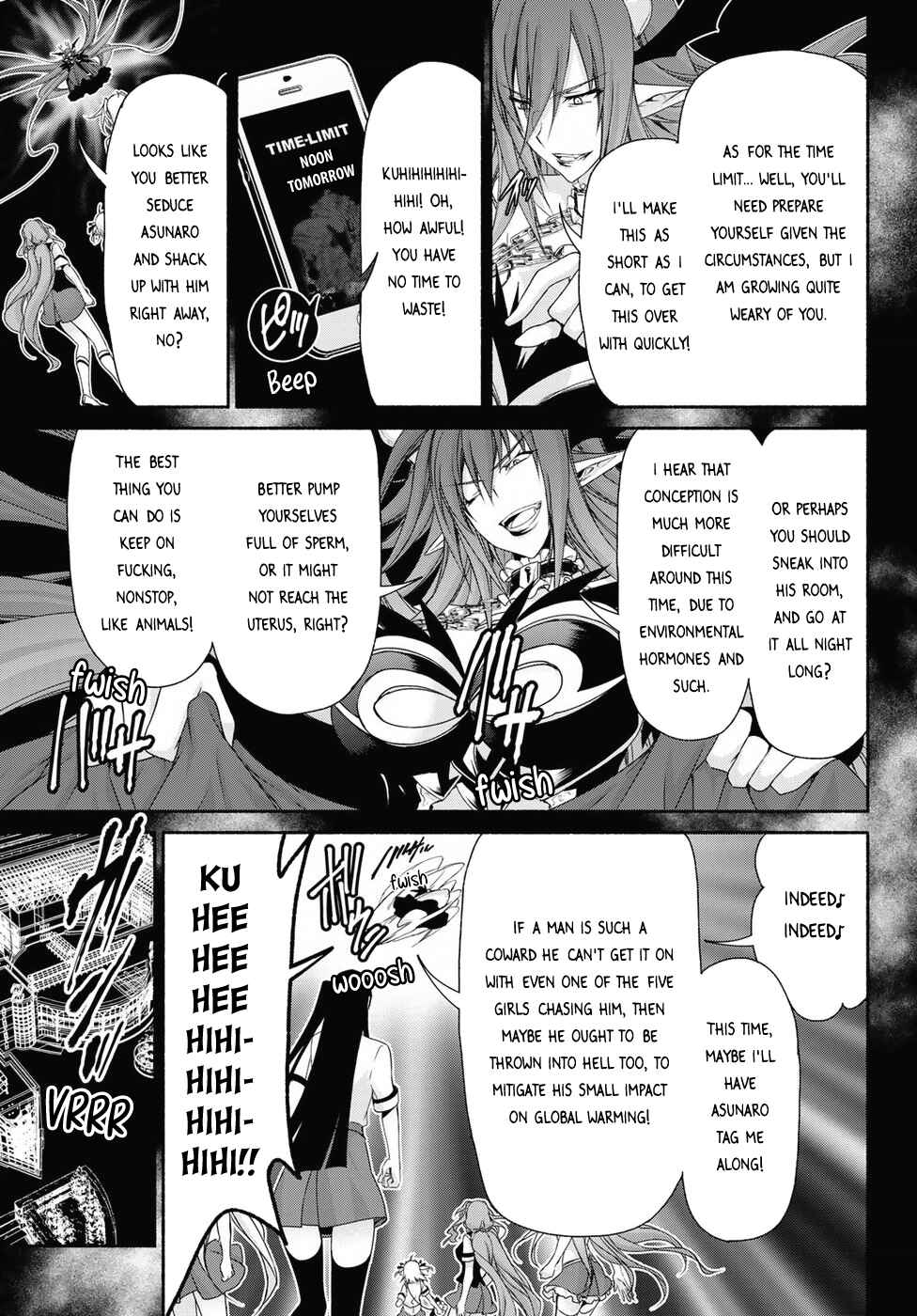 Page 36 Chapter 14 Renai Harem Game Shuuryou no Oshirase ga Kuru Koro ni