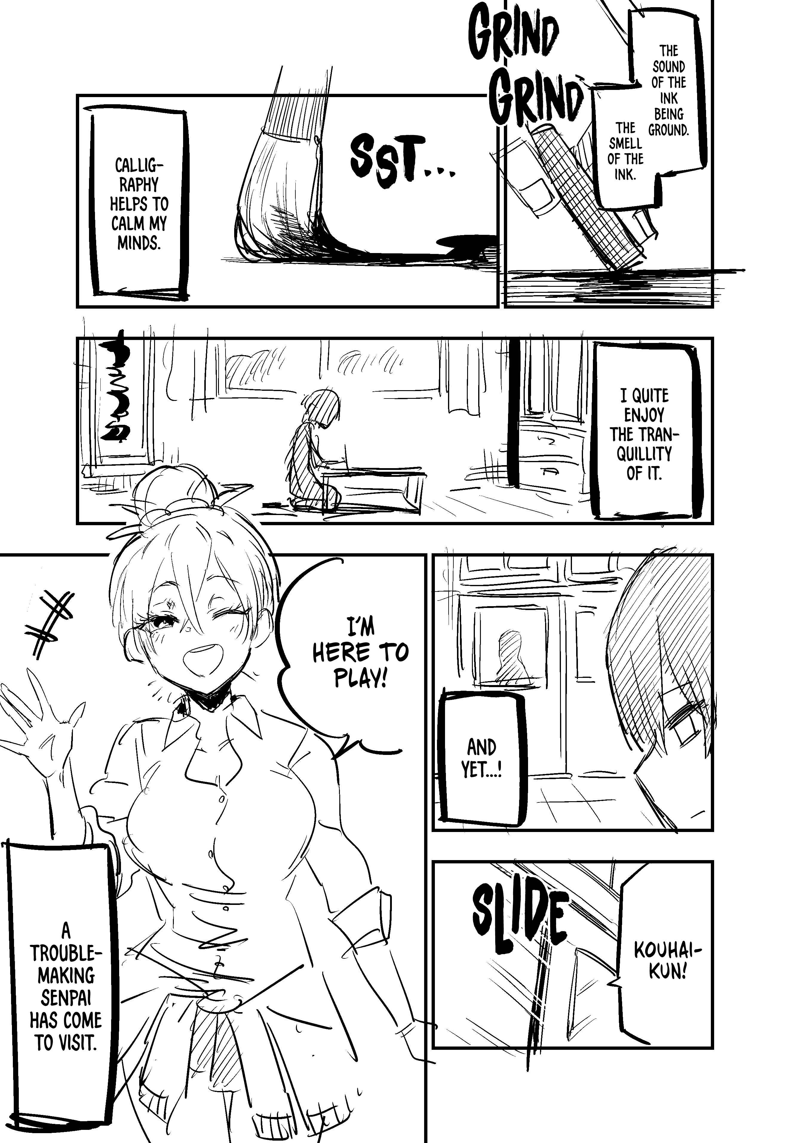 Page 1 Chapter Unknown_8eb2 Sawagashii Senpai ga Asobi ni Kuru