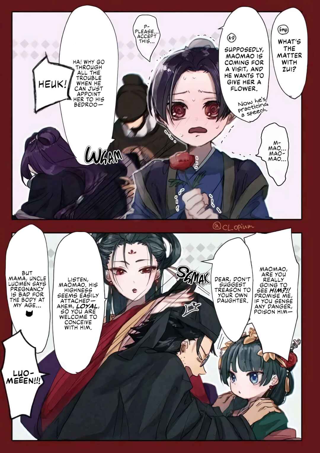 Page 1 Chapter Unknown_724b The Apothecary Diaries - The Imperial Family, the La Clan, and JinMao As Childhood Friends (Doujinshi)