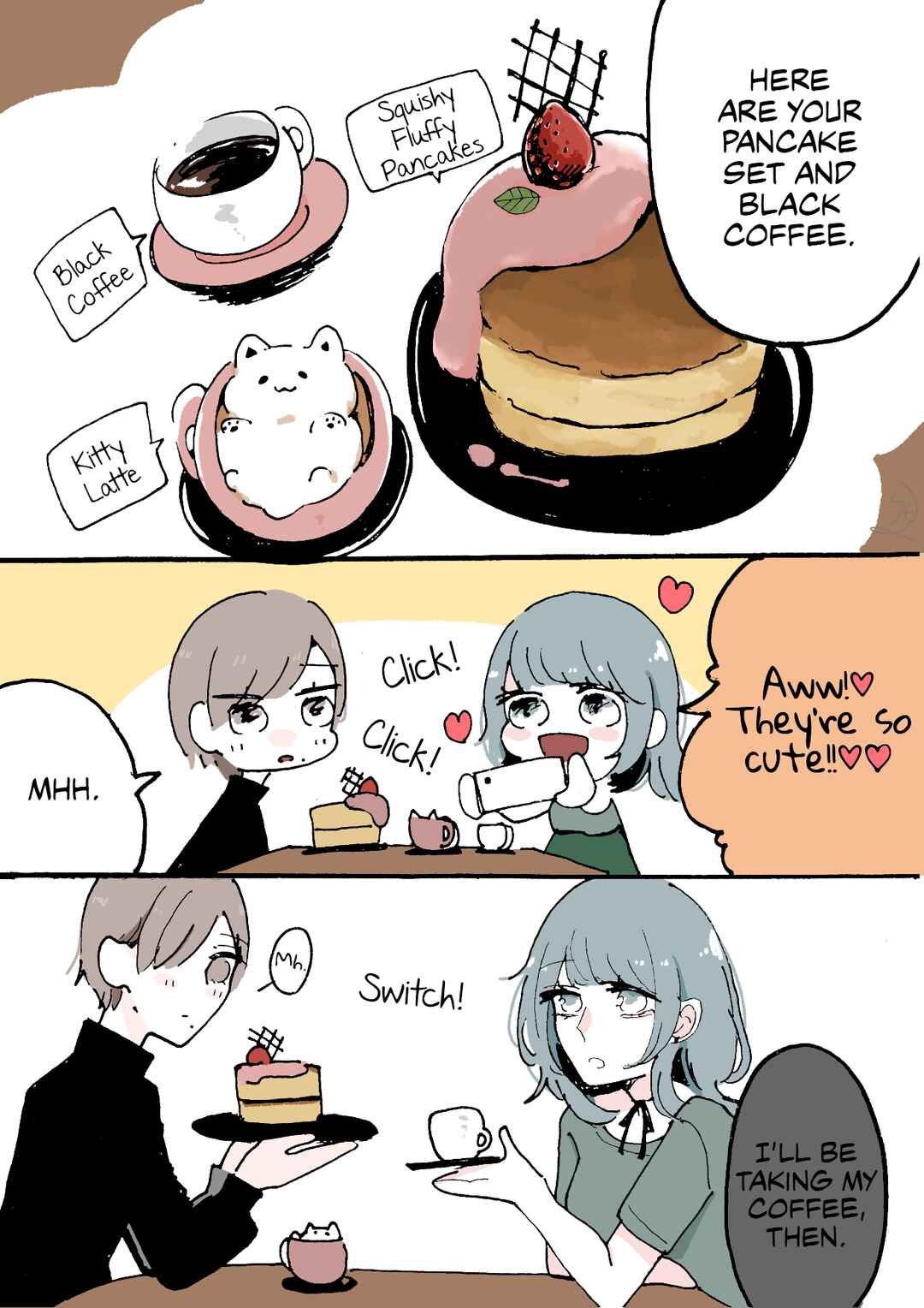 Page 1 Chapter 4 Doukyonin ni Kataomoi Shiteru Yuri Manga