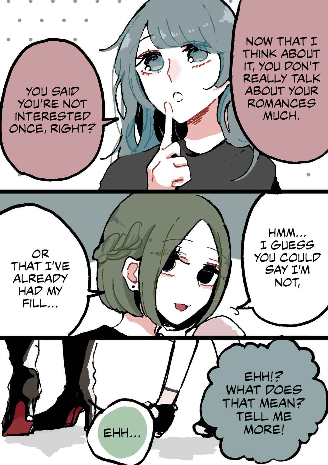 Page 2 Chapter 47 Doukyonin ni Kataomoi Shiteru Yuri Manga