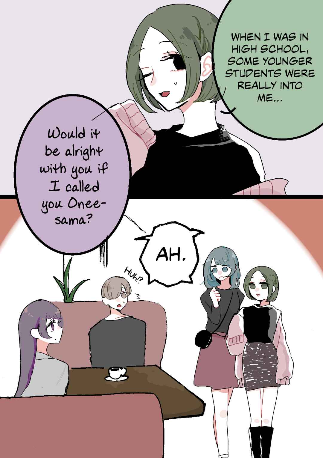 Page 3 Chapter 47 Doukyonin ni Kataomoi Shiteru Yuri Manga