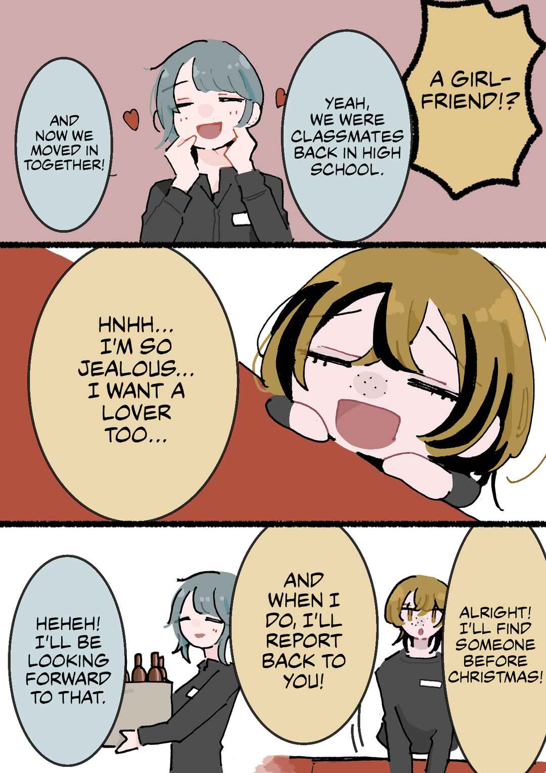 Page 3 Chapter 78 Doukyonin ni Kataomoi Shiteru Yuri Manga
