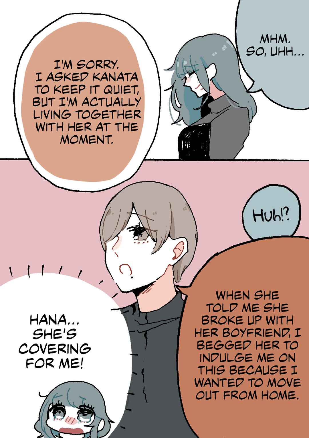 Page 4 Chapter 30 Doukyonin ni Kataomoi Shiteru Yuri Manga
