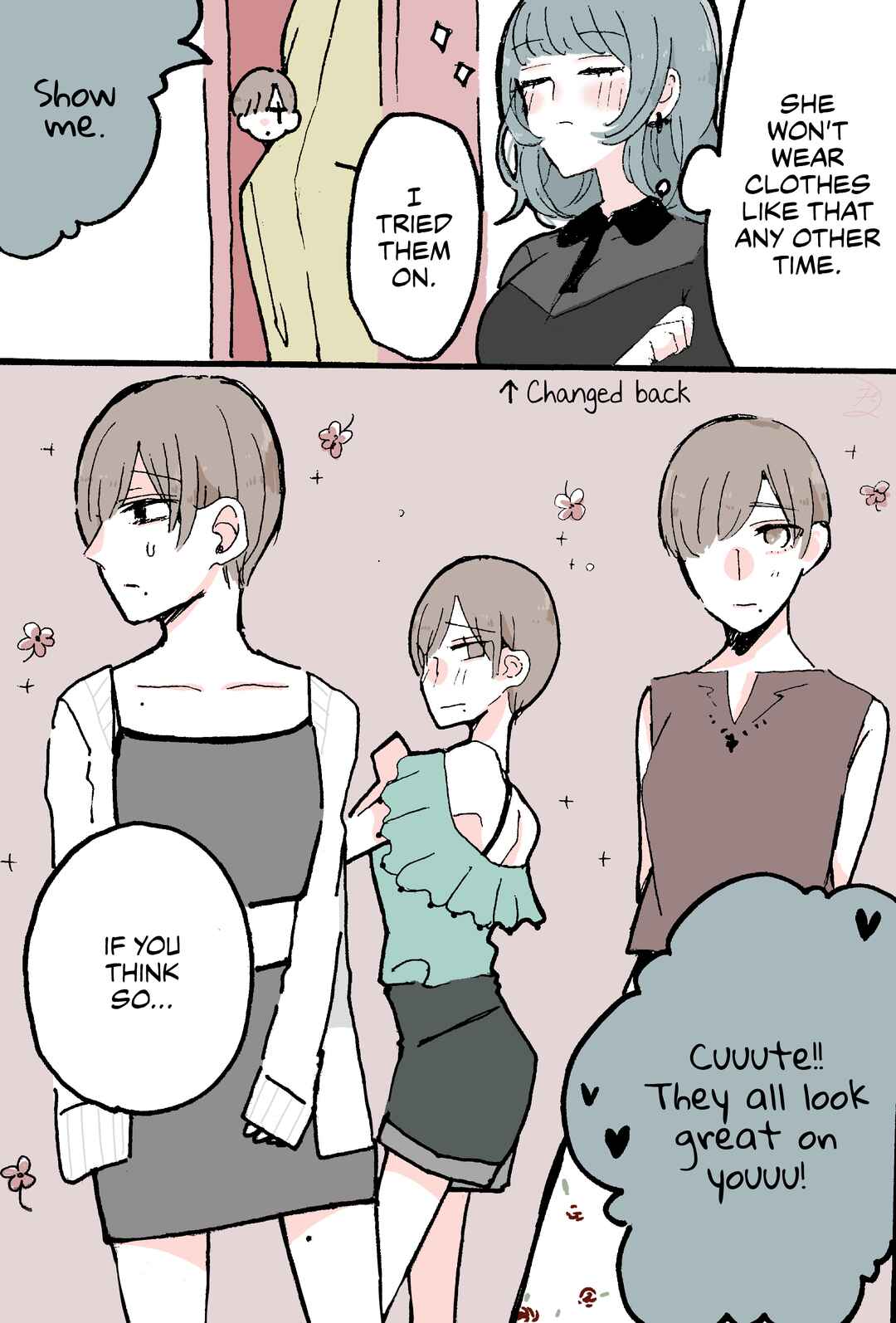 Page 3 Chapter 3 Doukyonin ni Kataomoi Shiteru Yuri Manga