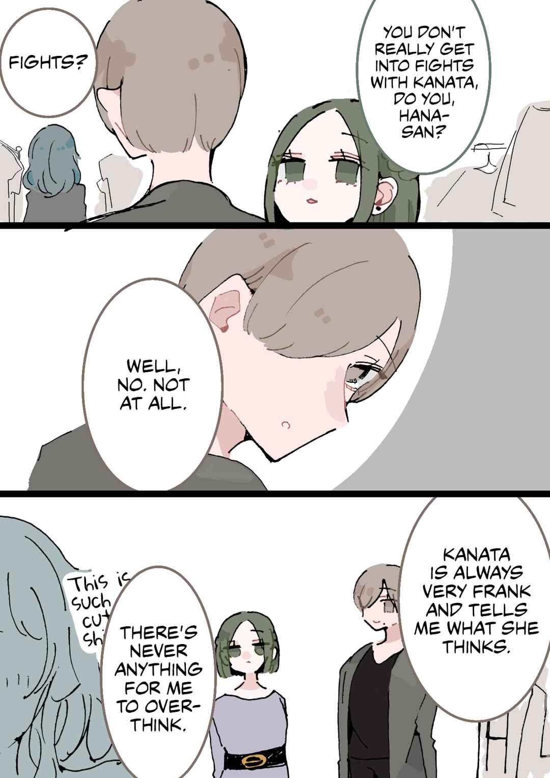 Page 3 Chapter 74 Doukyonin ni Kataomoi Shiteru Yuri Manga