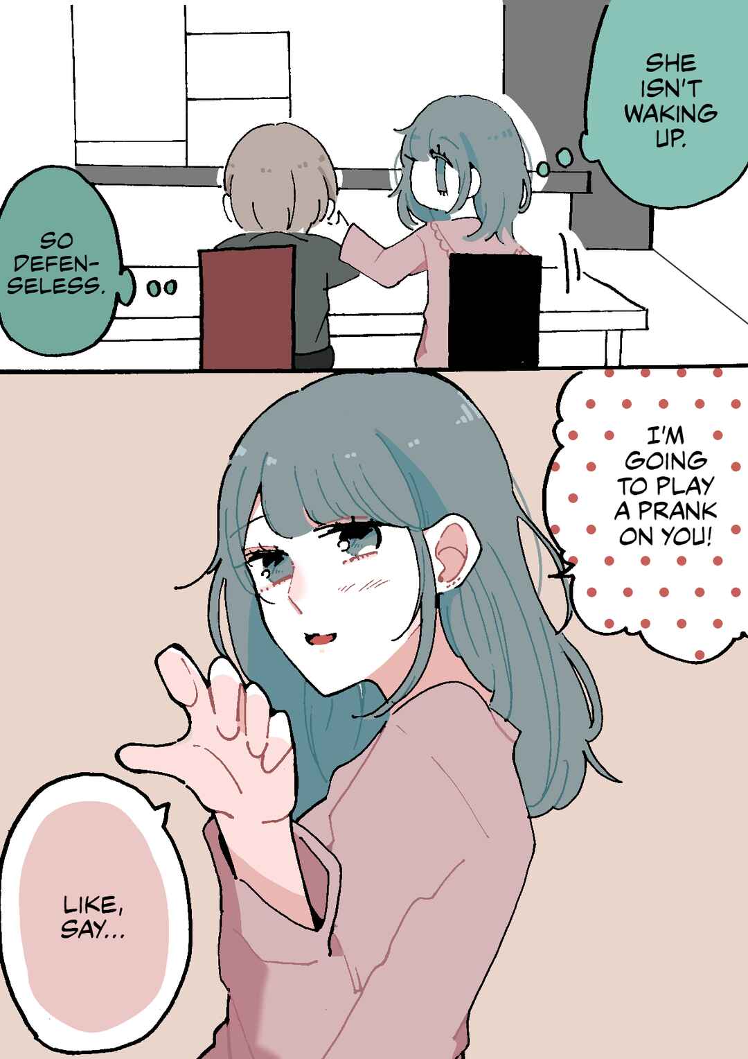 Page 2 Chapter 21 Doukyonin ni Kataomoi Shiteru Yuri Manga