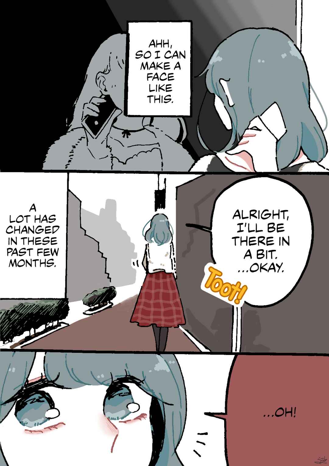Page 1 Chapter 39 Doukyonin ni Kataomoi Shiteru Yuri Manga