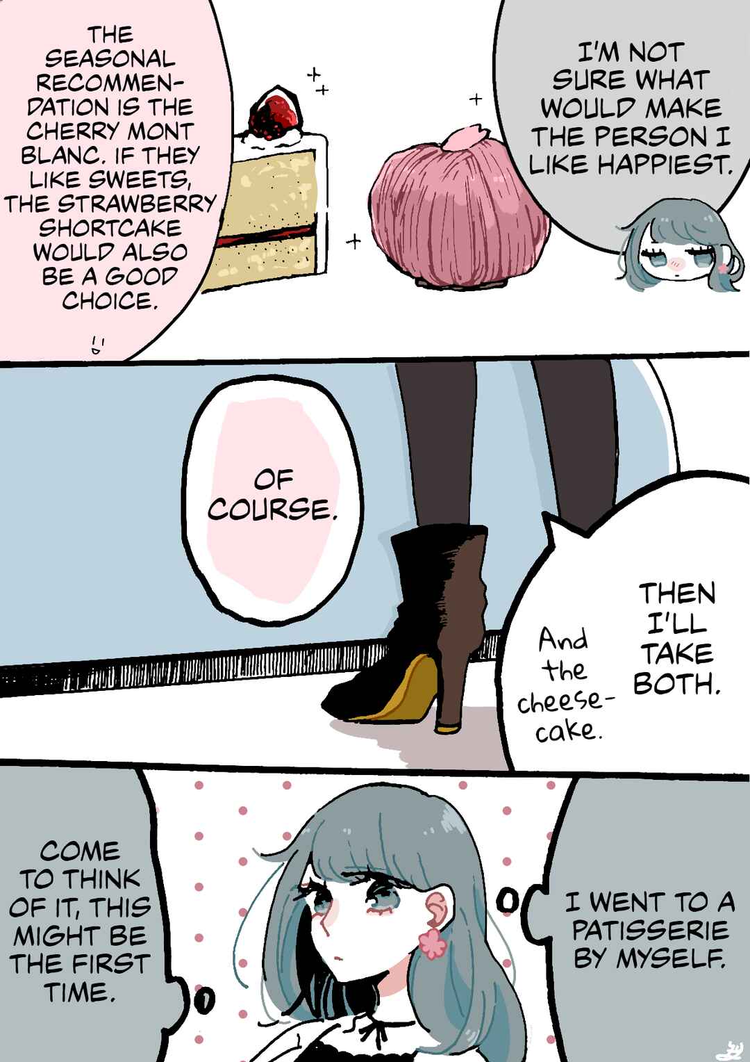 Page 3 Chapter 39 Doukyonin ni Kataomoi Shiteru Yuri Manga