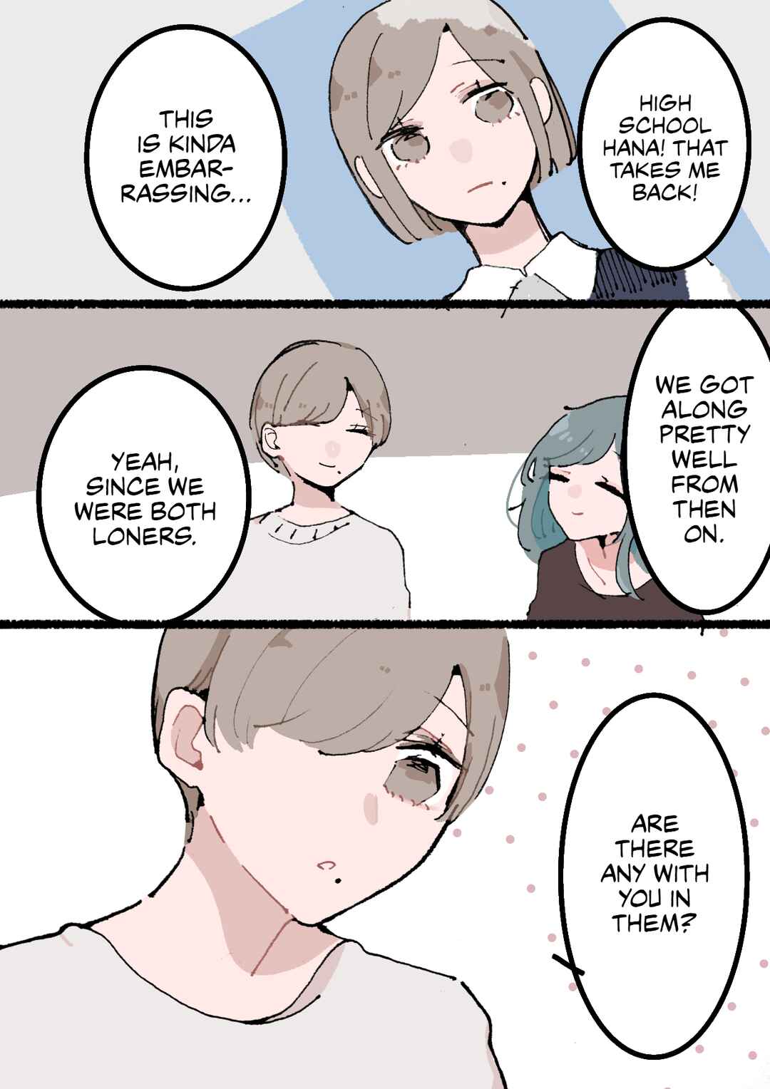 Page 2 Chapter 77 Doukyonin ni Kataomoi Shiteru Yuri Manga