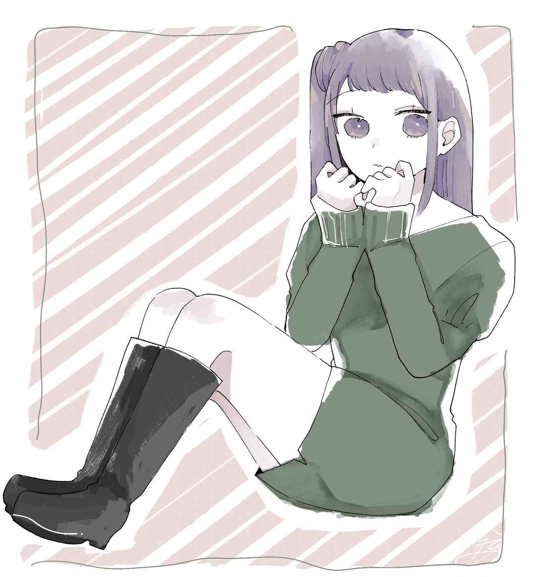 Page 5 Chapter 77 Doukyonin ni Kataomoi Shiteru Yuri Manga