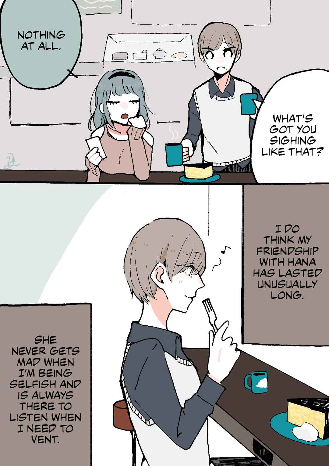 Page 2 Chapter 10 Doukyonin ni Kataomoi Shiteru Yuri Manga