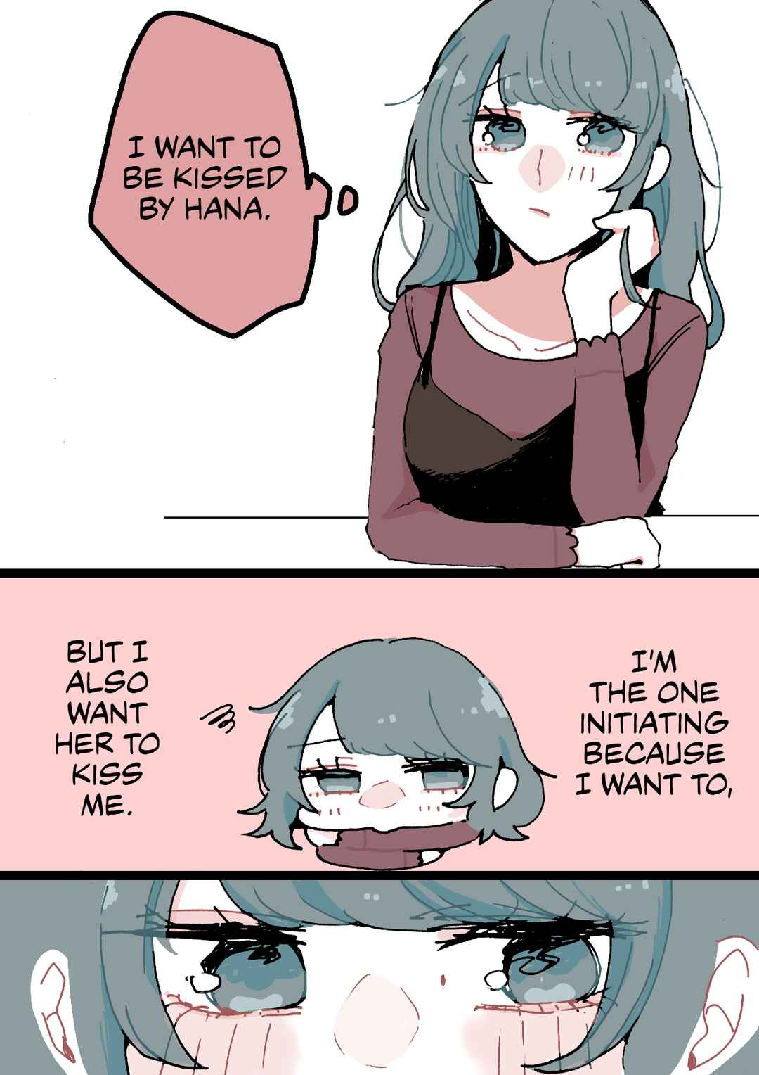 Page 1 Chapter 45 Doukyonin ni Kataomoi Shiteru Yuri Manga