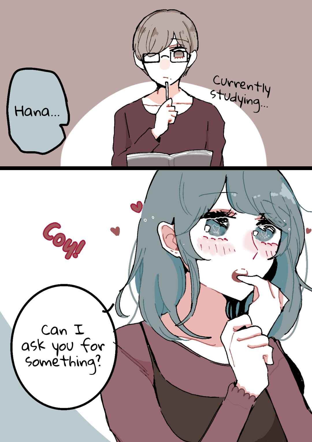 Page 2 Chapter 45 Doukyonin ni Kataomoi Shiteru Yuri Manga