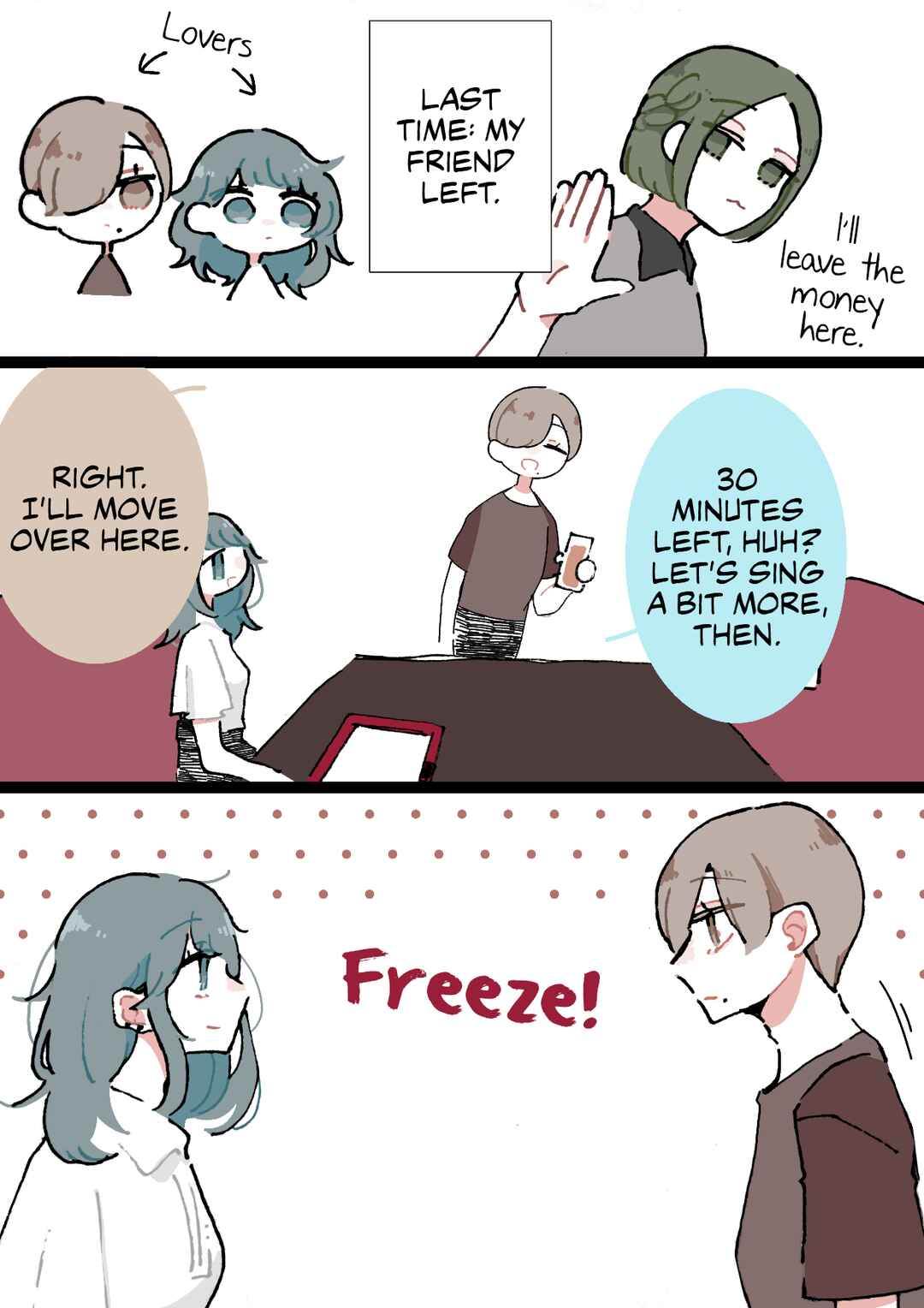 Page 1 Chapter 57 Doukyonin ni Kataomoi Shiteru Yuri Manga