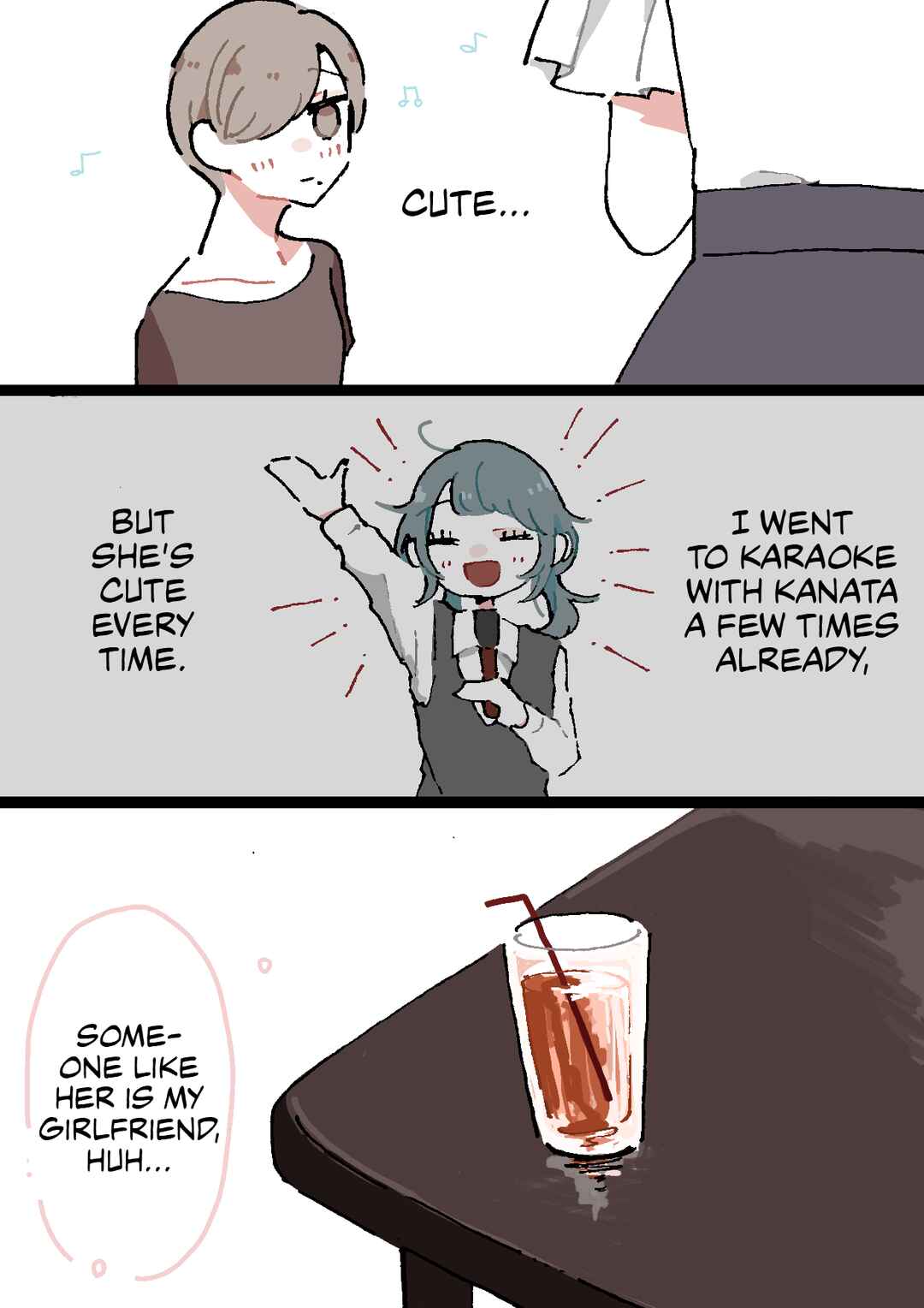 Page 3 Chapter 57 Doukyonin ni Kataomoi Shiteru Yuri Manga