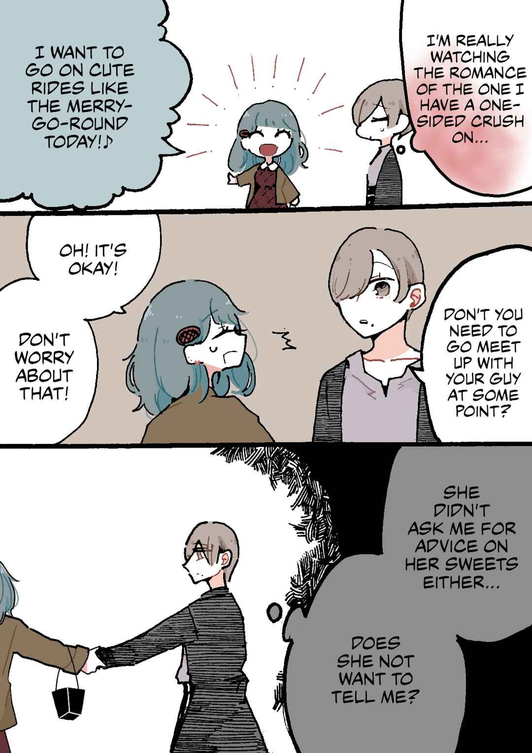 Page 2 Chapter 34 Doukyonin ni Kataomoi Shiteru Yuri Manga