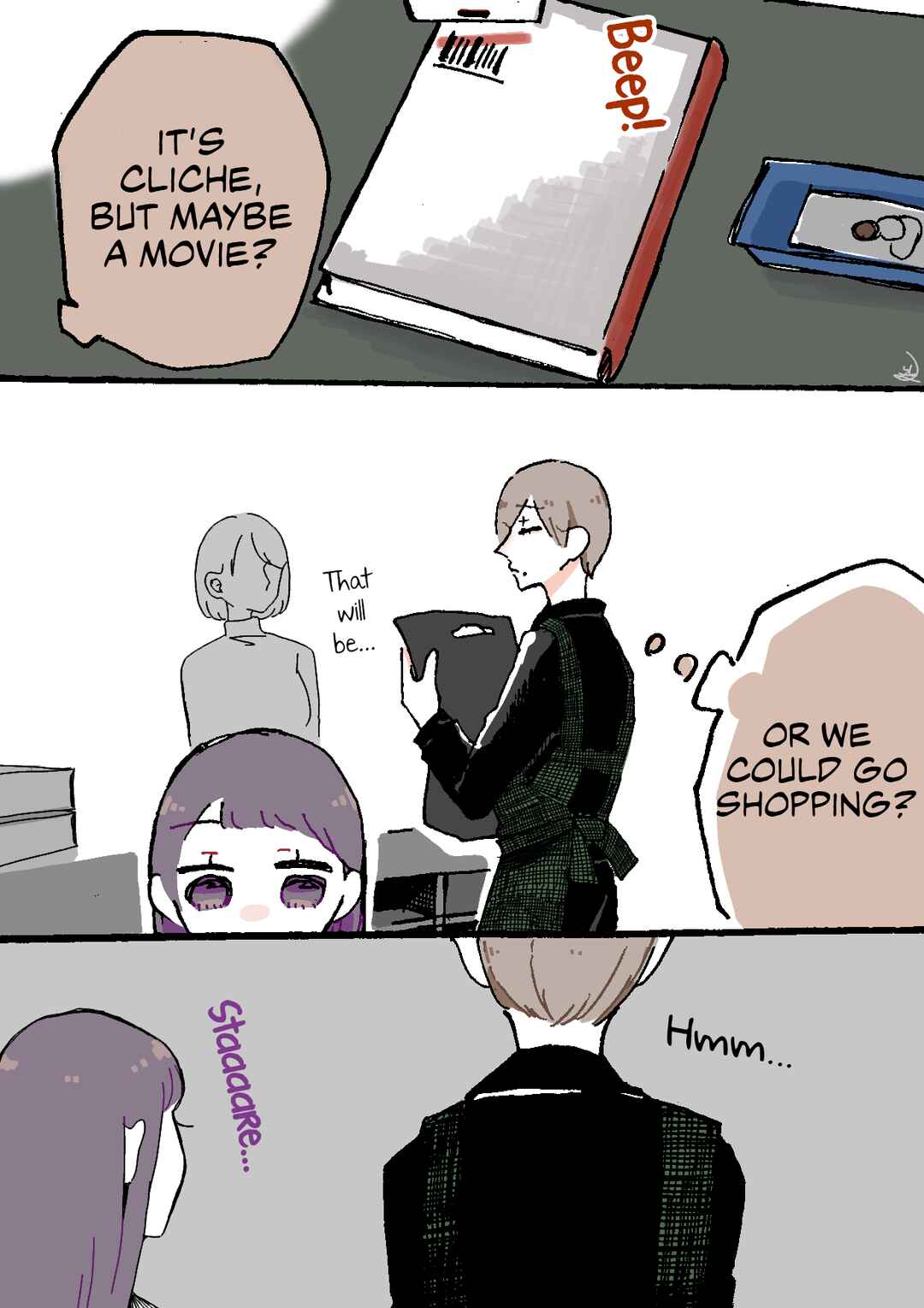 Page 3 Chapter 38 Doukyonin ni Kataomoi Shiteru Yuri Manga
