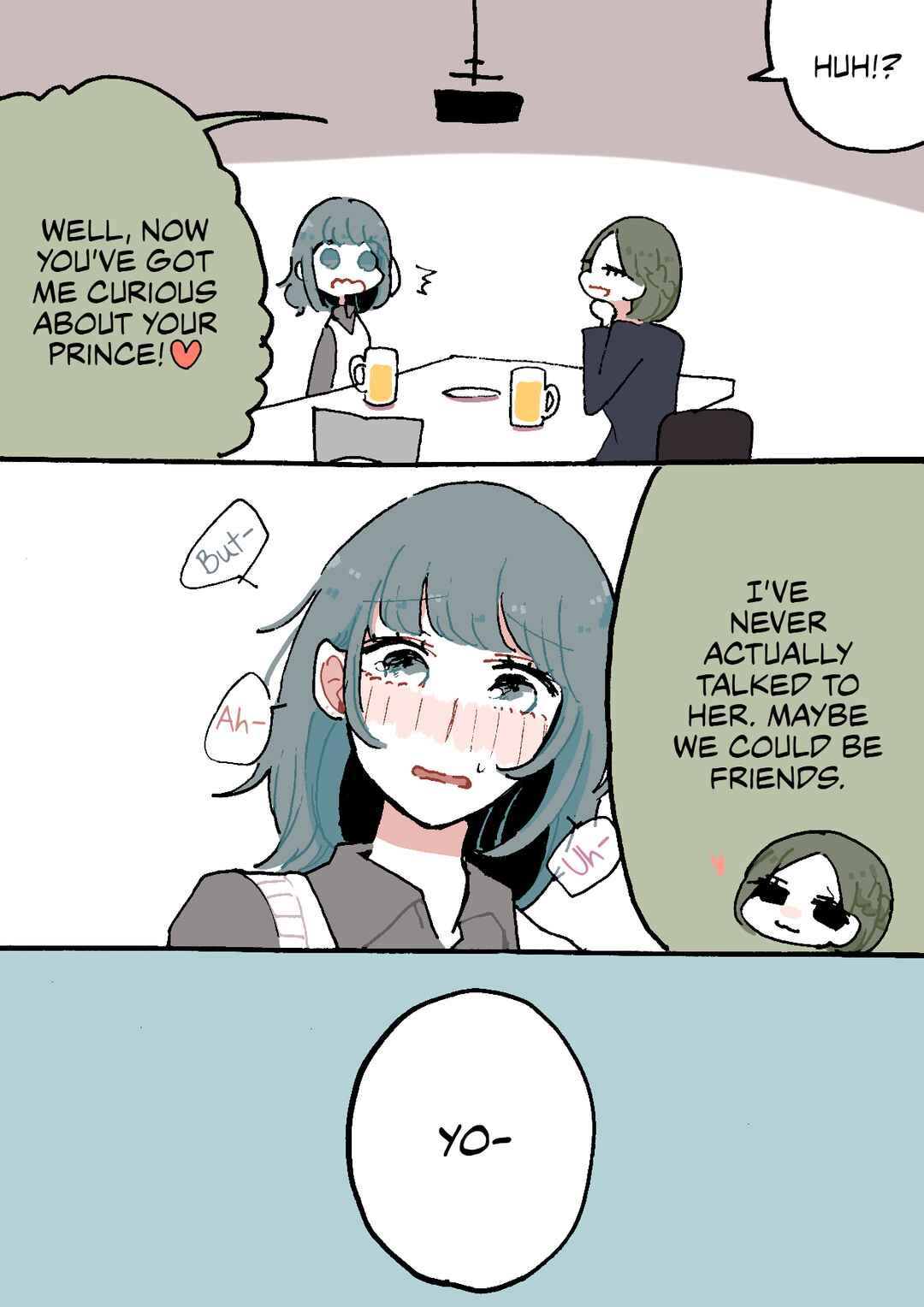 Page 3 Chapter 24 Doukyonin ni Kataomoi Shiteru Yuri Manga