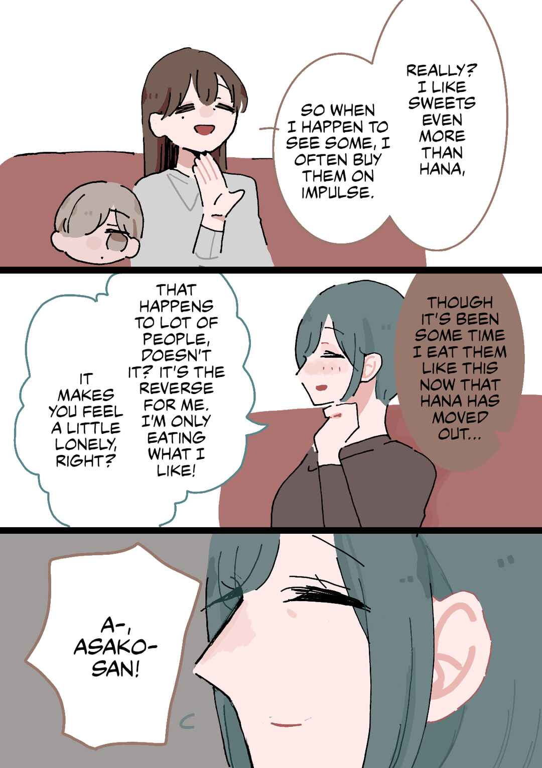 Page 3 Chapter 70 Doukyonin ni Kataomoi Shiteru Yuri Manga