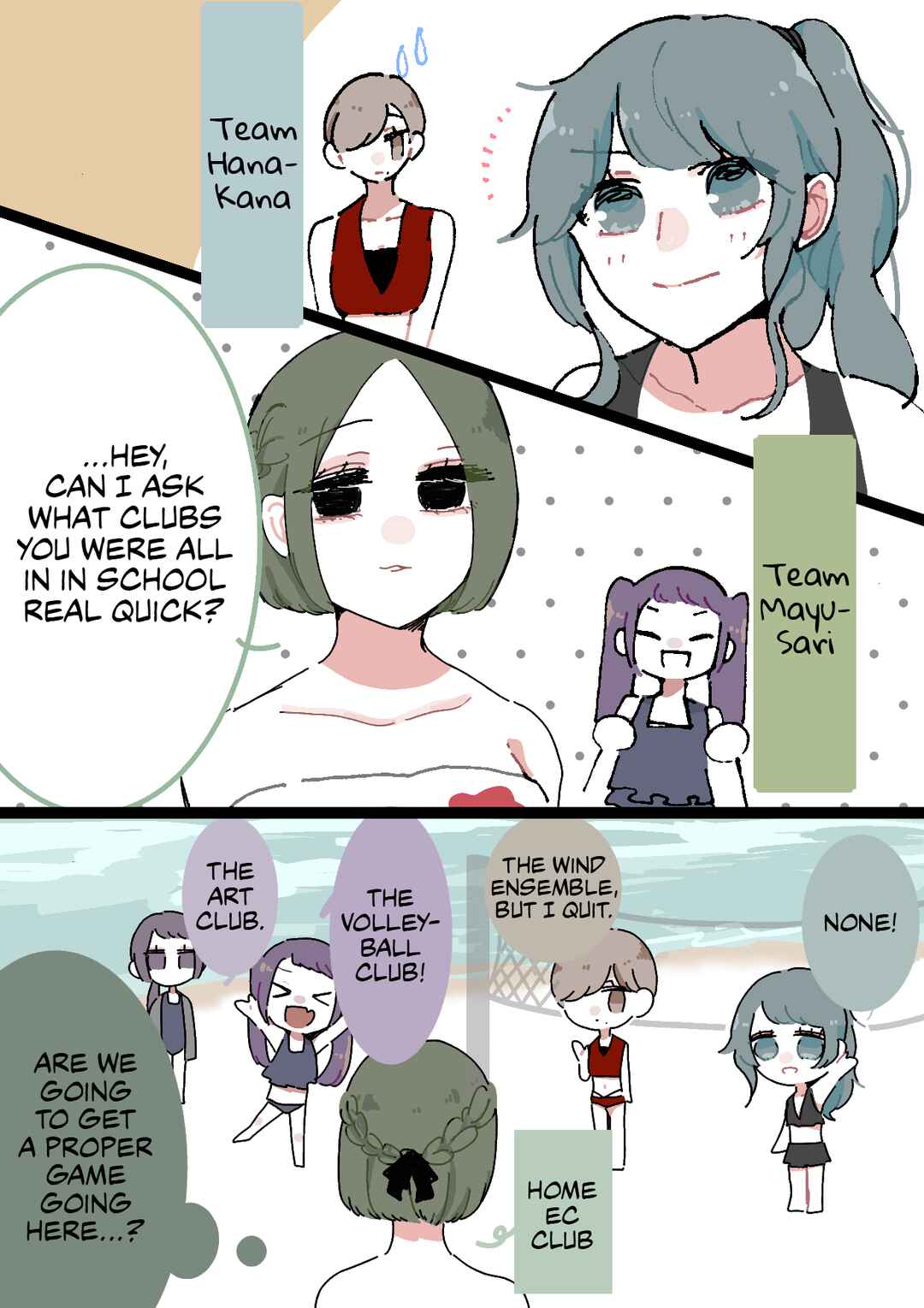 Page 2 Chapter 63 Doukyonin ni Kataomoi Shiteru Yuri Manga