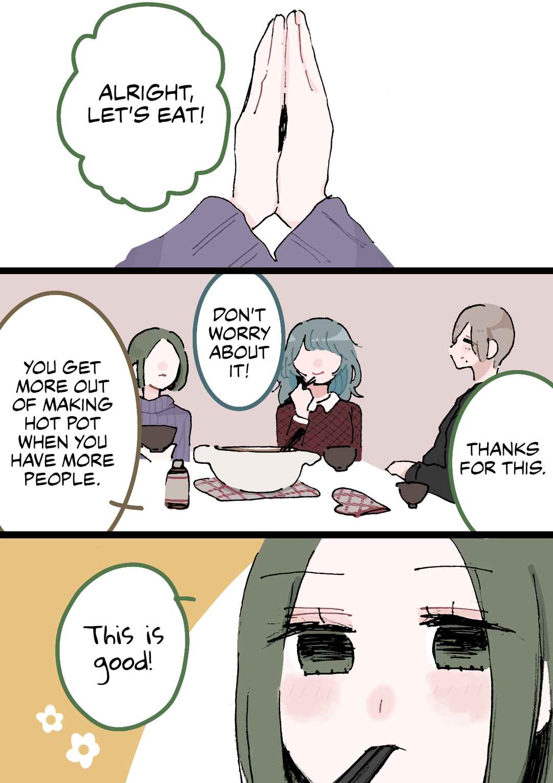 Page 3 Chapter 72 Doukyonin ni Kataomoi Shiteru Yuri Manga