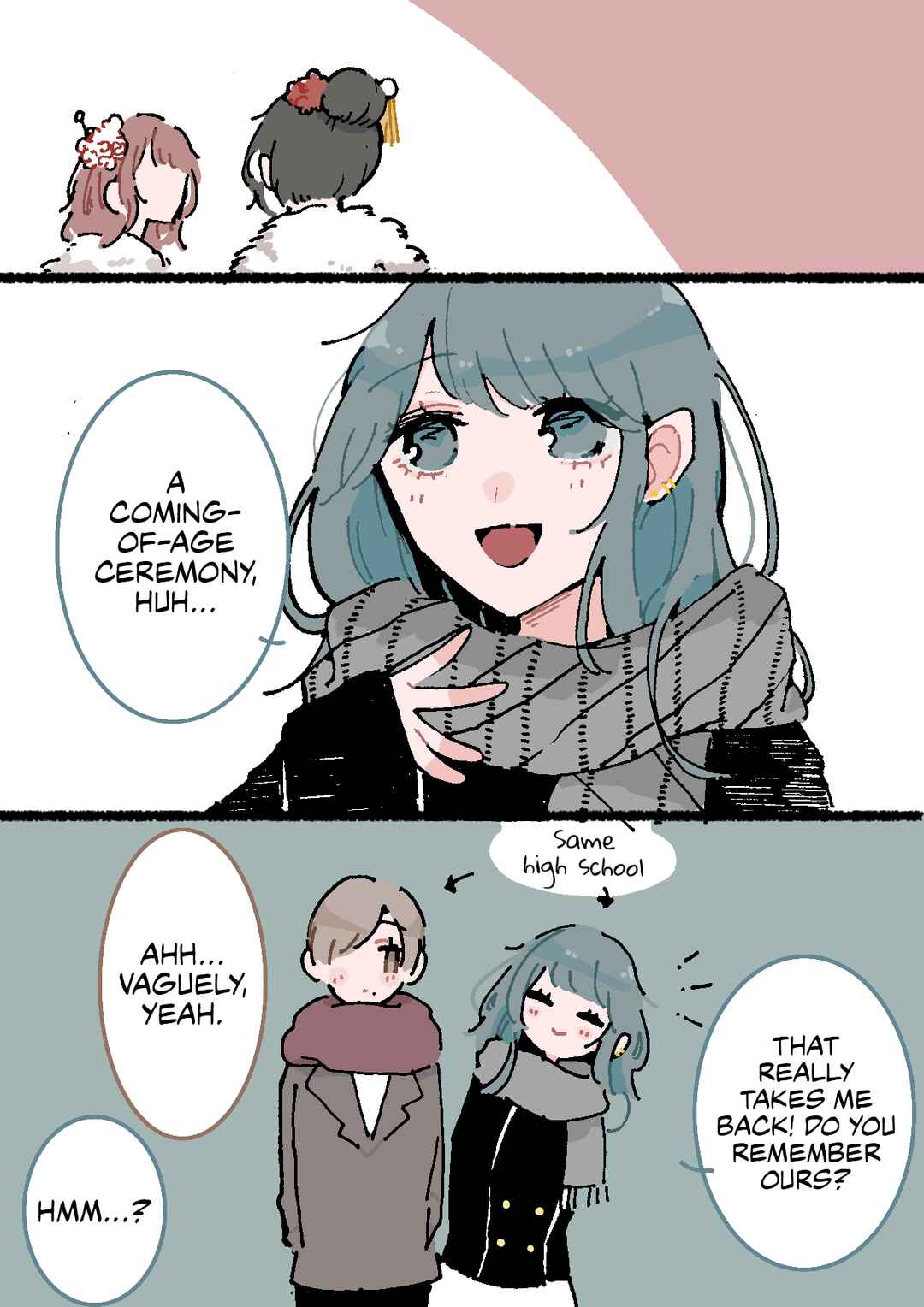 Page 1 Chapter 82 Doukyonin ni Kataomoi Shiteru Yuri Manga