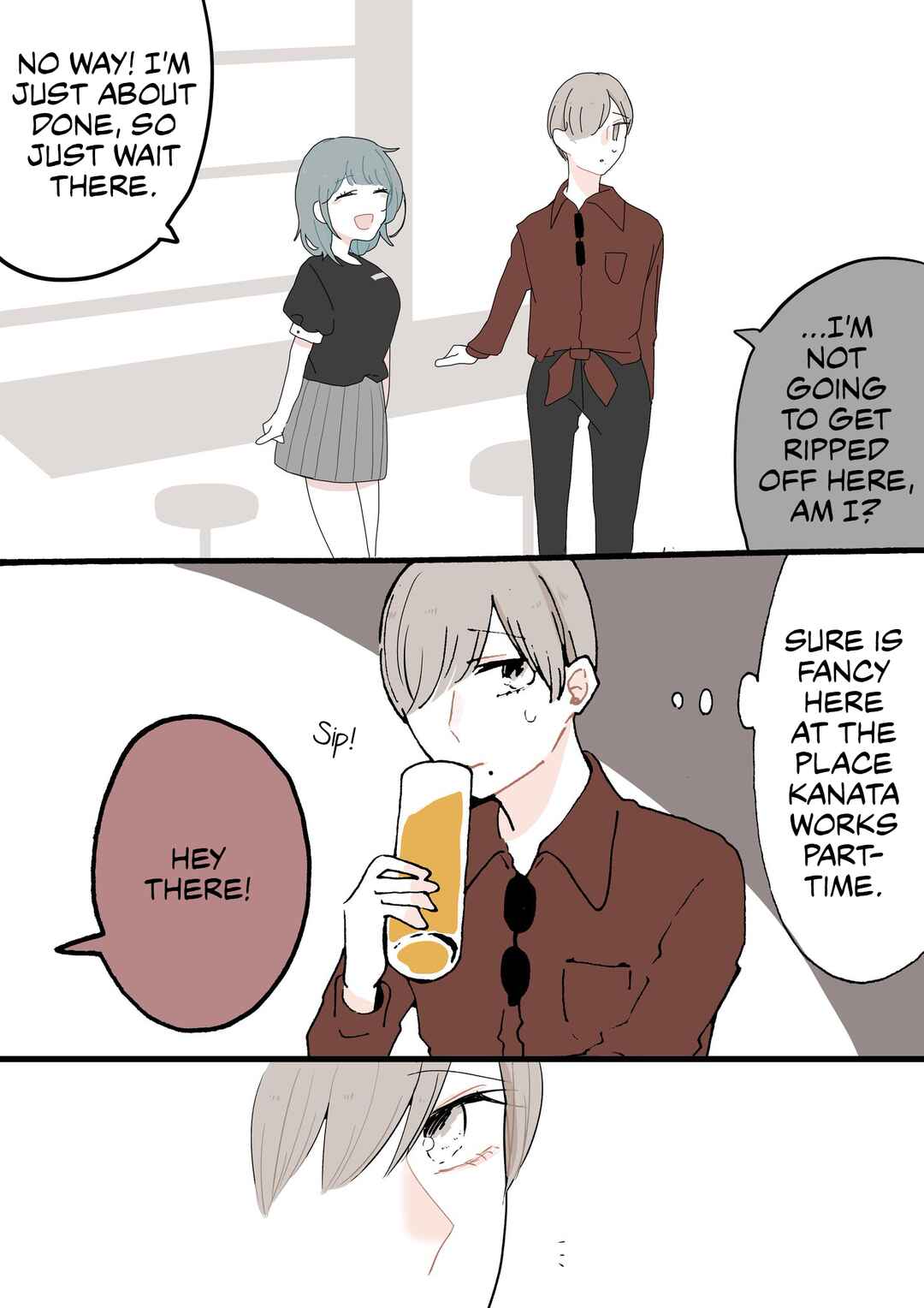 Page 2 Chapter 20 Doukyonin ni Kataomoi Shiteru Yuri Manga