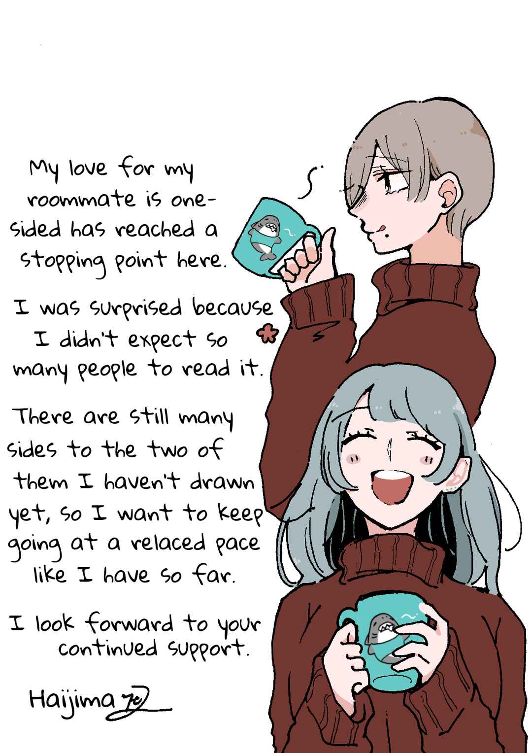 Page 5 Chapter 35 Doukyonin ni Kataomoi Shiteru Yuri Manga
