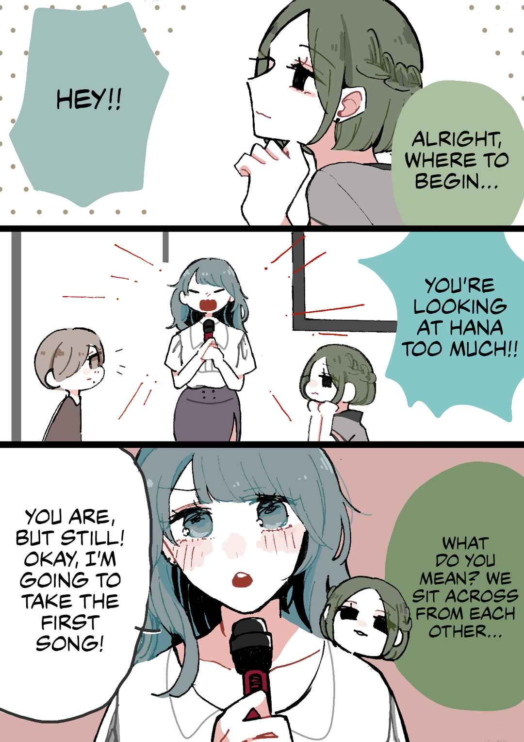Page 2 Chapter 54 Doukyonin ni Kataomoi Shiteru Yuri Manga