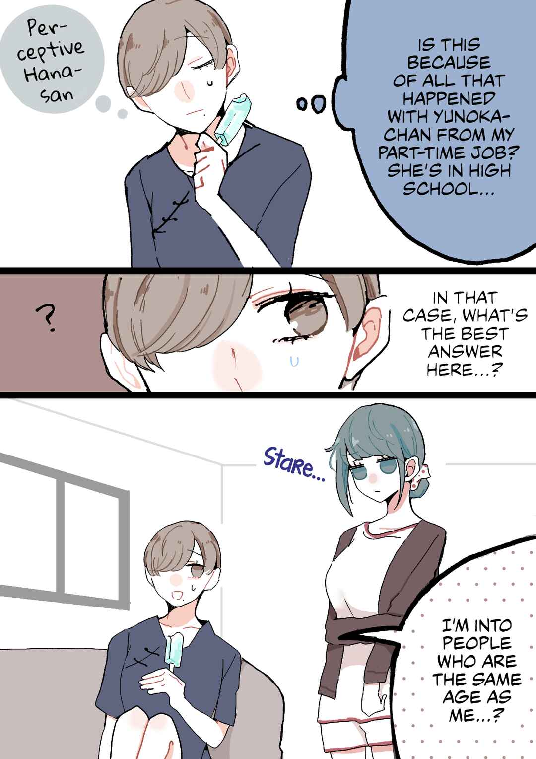 Page 2 Chapter 49 Doukyonin ni Kataomoi Shiteru Yuri Manga