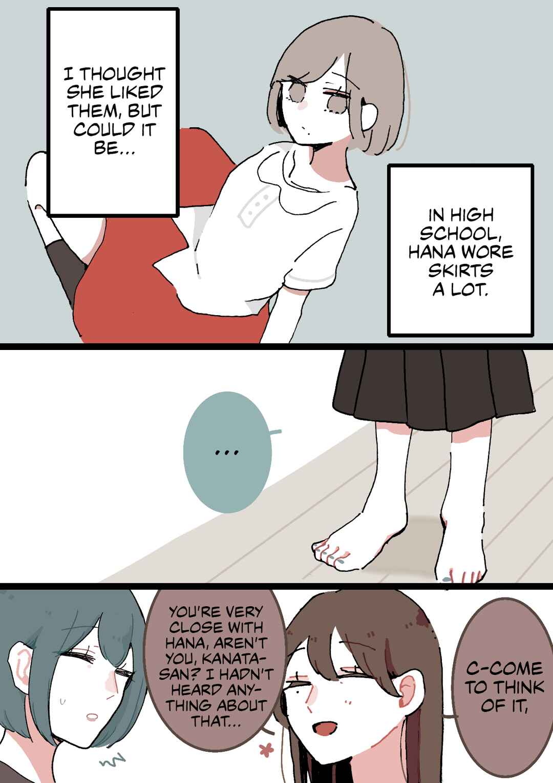 Page 3 Chapter 66 Doukyonin ni Kataomoi Shiteru Yuri Manga