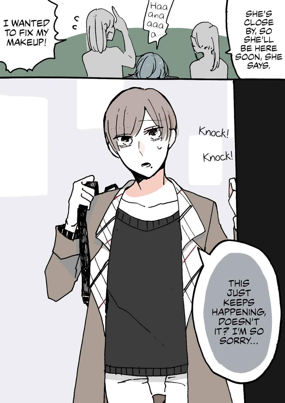 Page 2 Chapter 15 Doukyonin ni Kataomoi Shiteru Yuri Manga