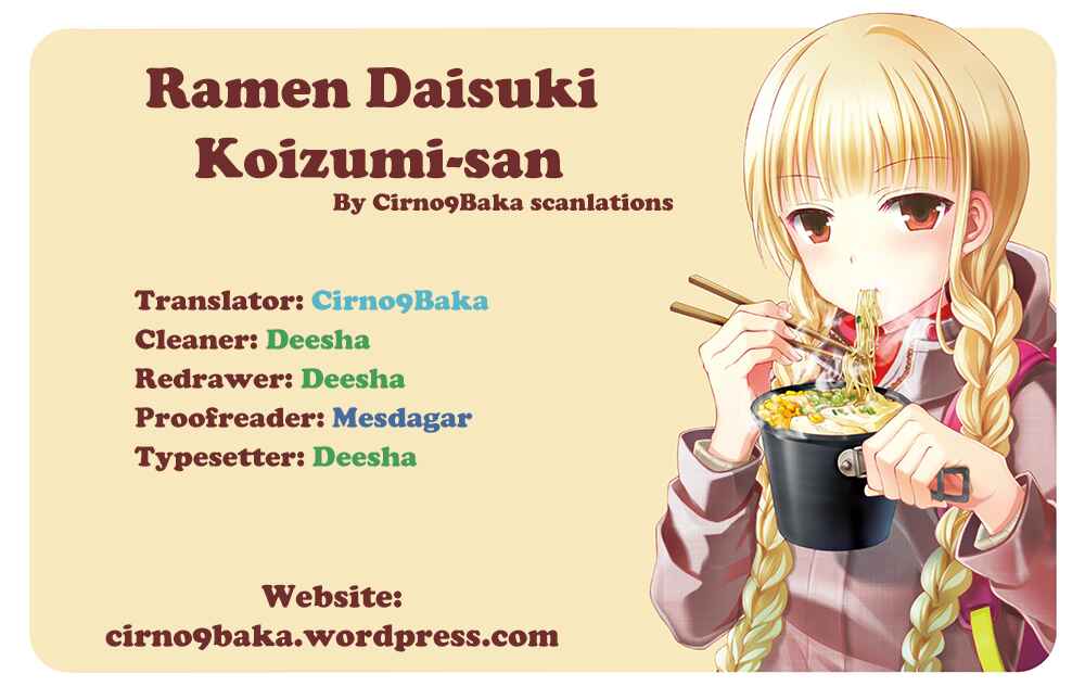 Page 17 Chapter 9 Ramen Daisuki Koizumi-san
