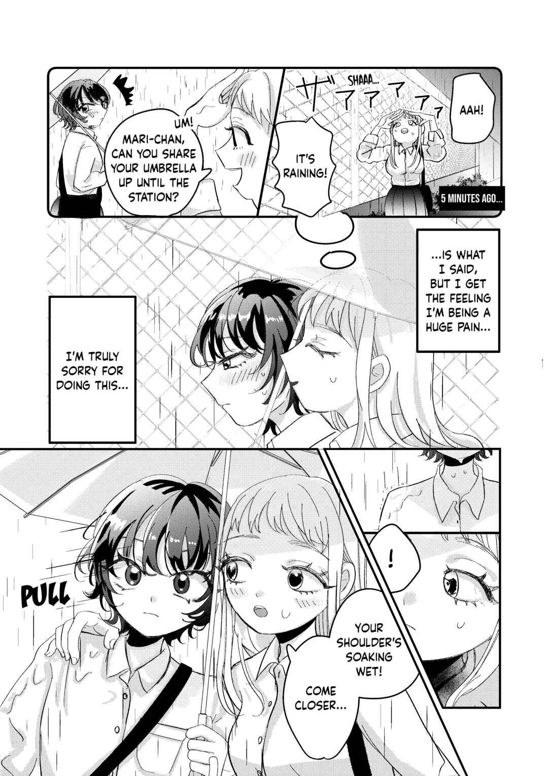 Page 2 Chapter Unknown_9f3a Gekouchuu ni Ame ga Futtekita Kara Kouhai no Kasa ni Irete Morattara...