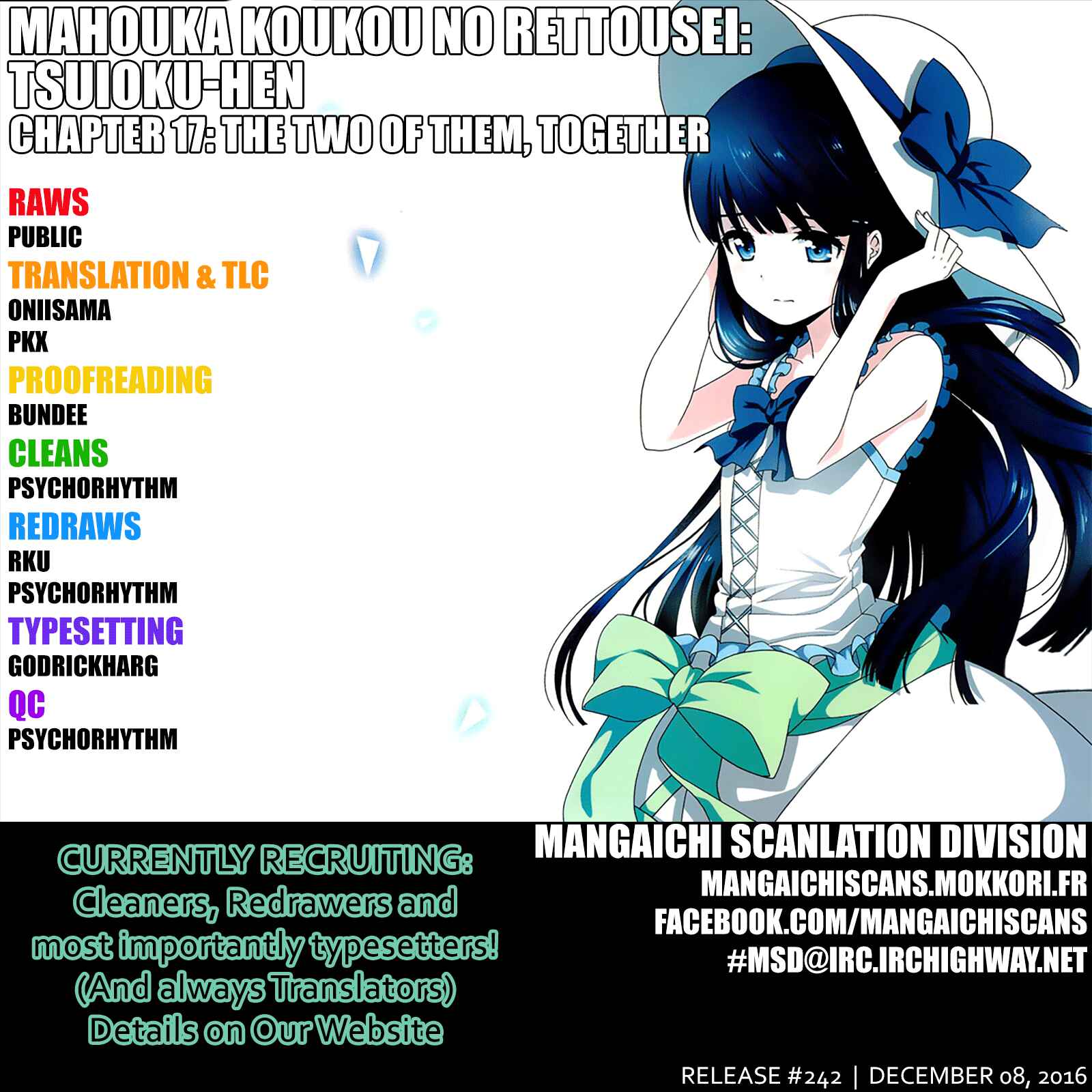 Page 1 Chapter 17 Mahouka Koukou no Rettousei - Tsuioku-hen