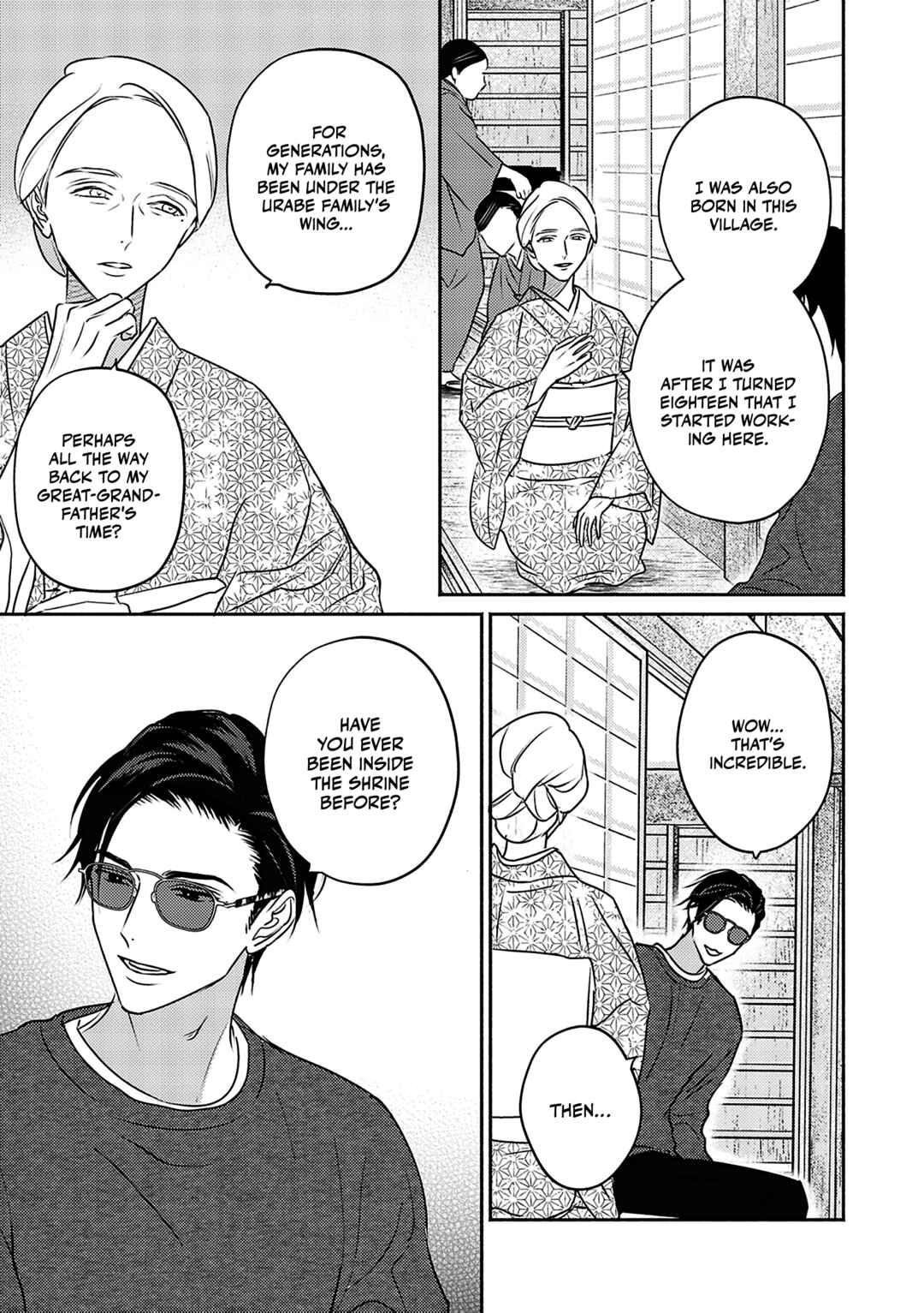 Page 14 Chapter 2 Komadori wa, Yoru no Tobari