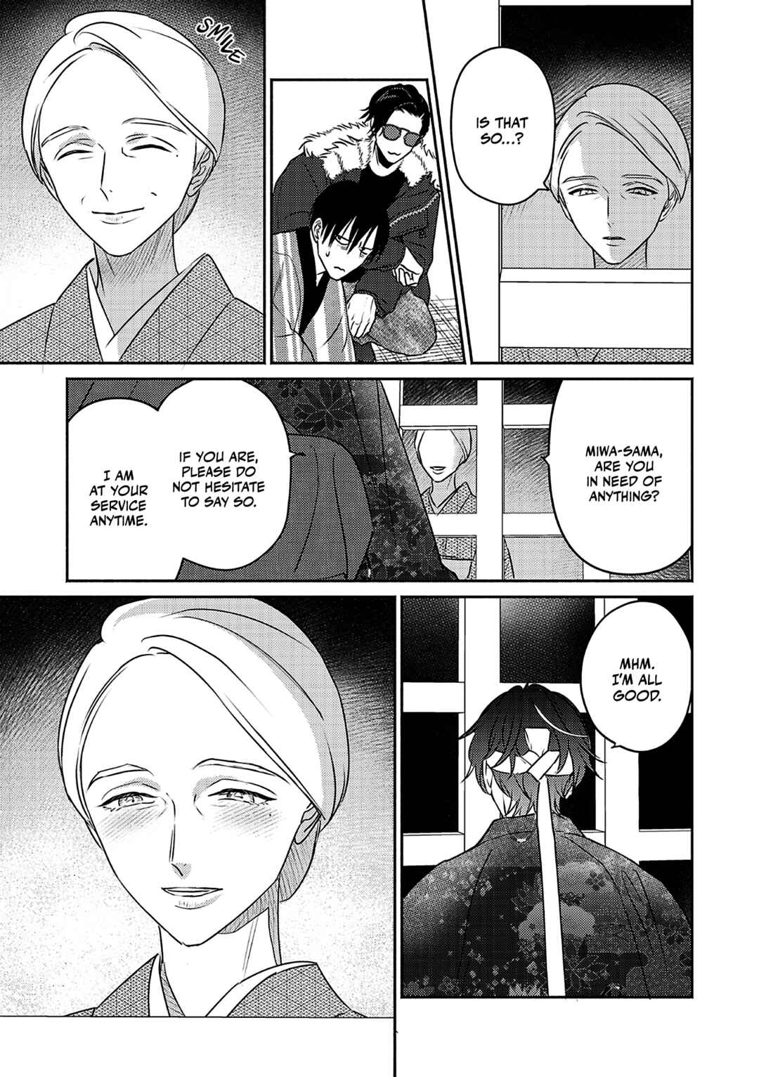 Page 4 Chapter 2 Komadori wa, Yoru no Tobari