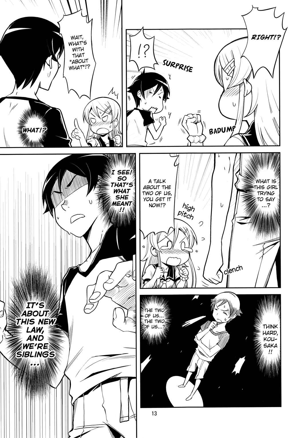 Page 13 Chapter Unknown_46e1 Ore no Imouto ga Konna ni Kawaii Wake ga Nai - Siblings Really Can Get Married Now (Doujinshi)