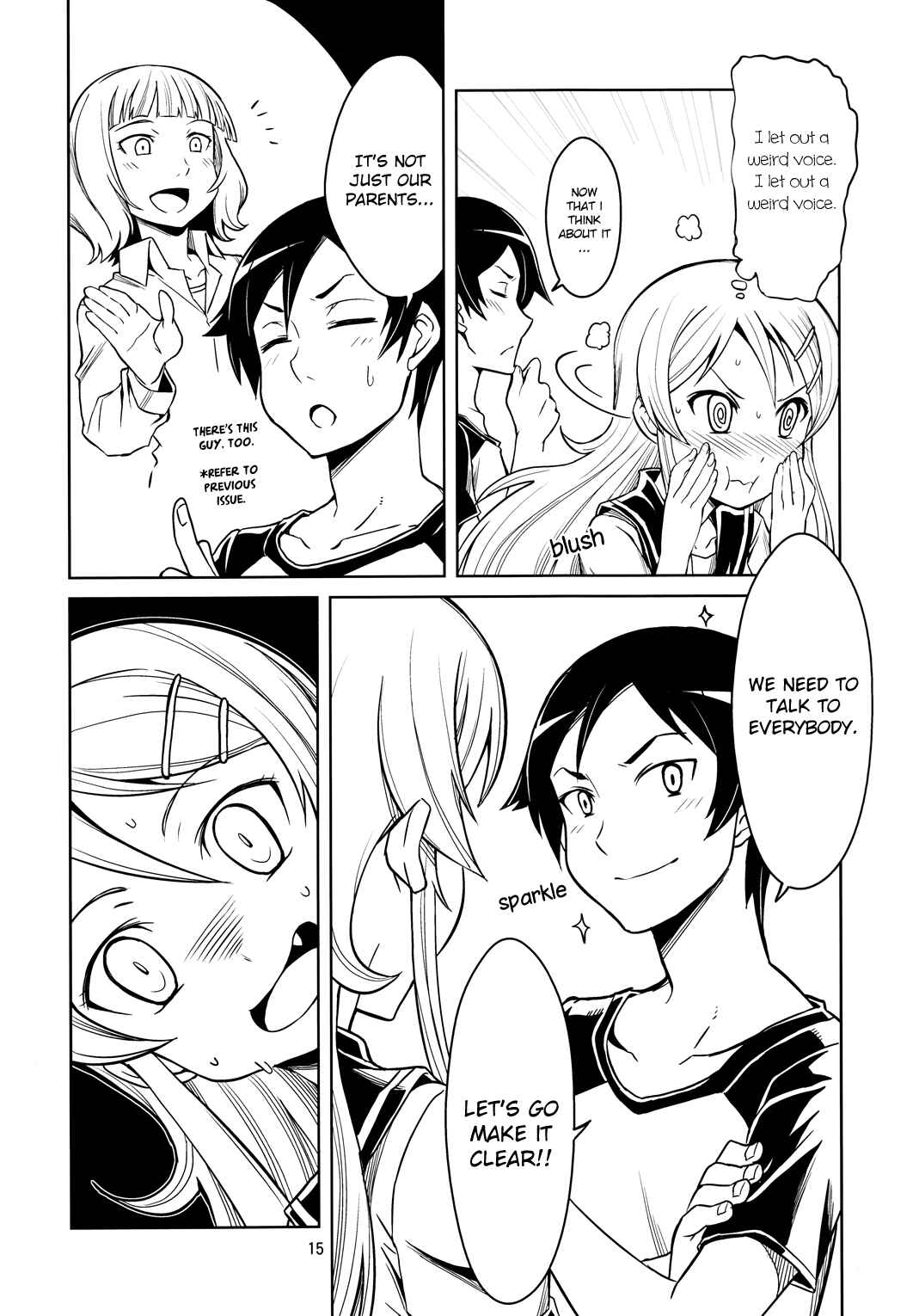 Page 15 Chapter Unknown_46e1 Ore no Imouto ga Konna ni Kawaii Wake ga Nai - Siblings Really Can Get Married Now (Doujinshi)