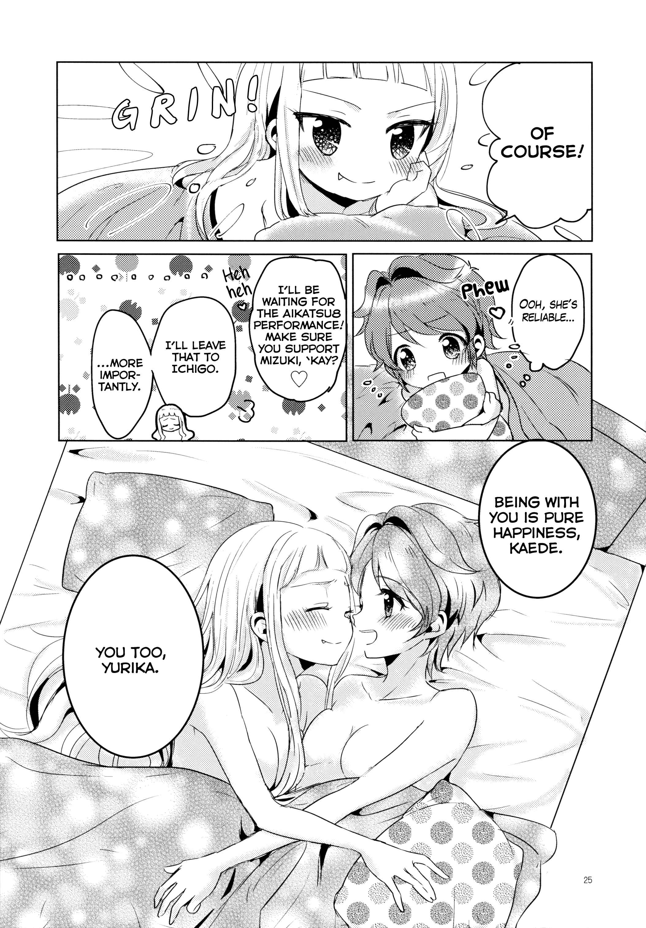 Page 25 Chapter Unknown_a36b Aikatsu! - Issho ni Nete mo Ii desu ka? (Doujinshi)