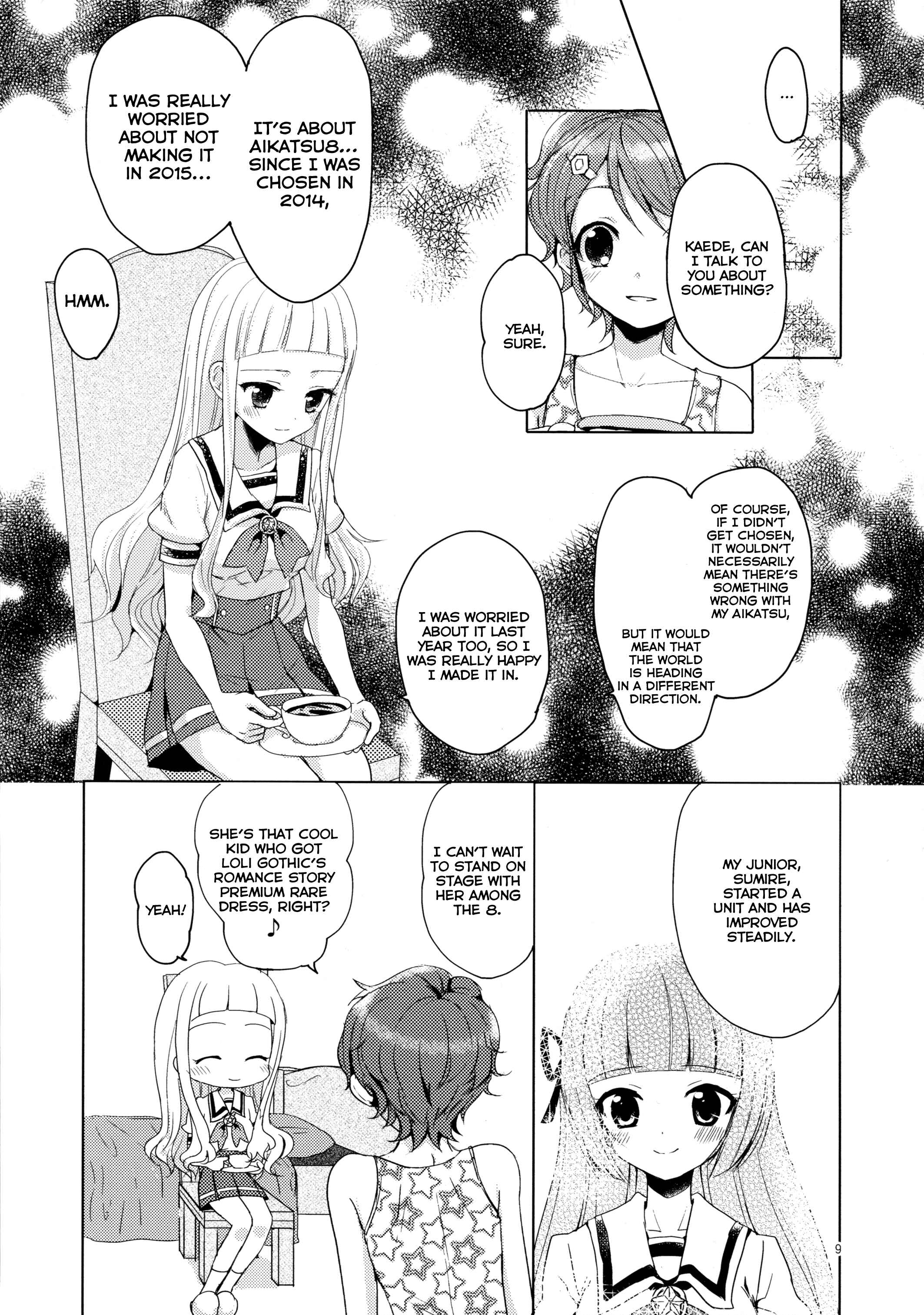 Page 9 Chapter Unknown_a36b Aikatsu! - Issho ni Nete mo Ii desu ka? (Doujinshi)