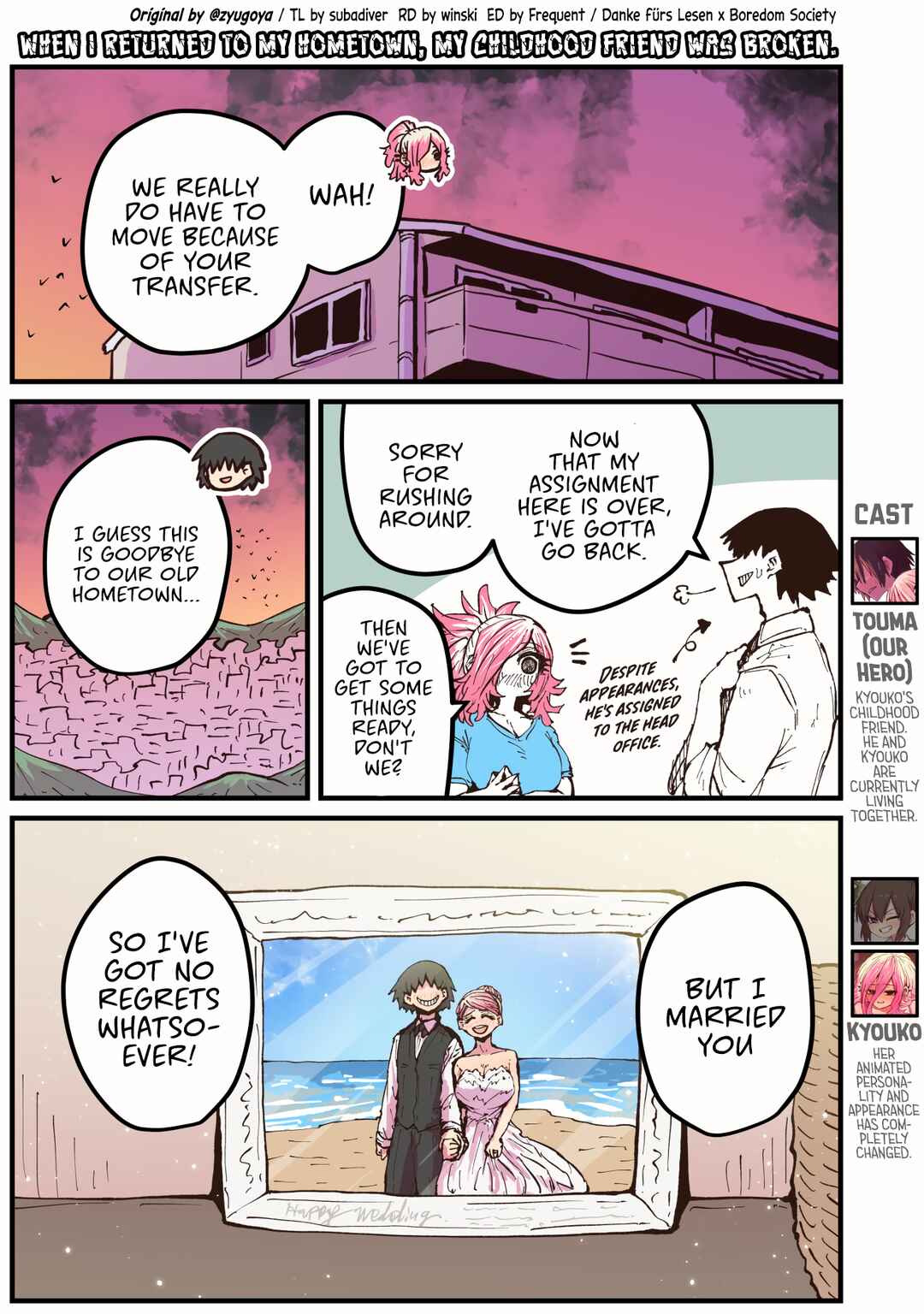 Page 1 Chapter 43 Jimoto ni Kaettekitara Osananajimi ga Kowareteta